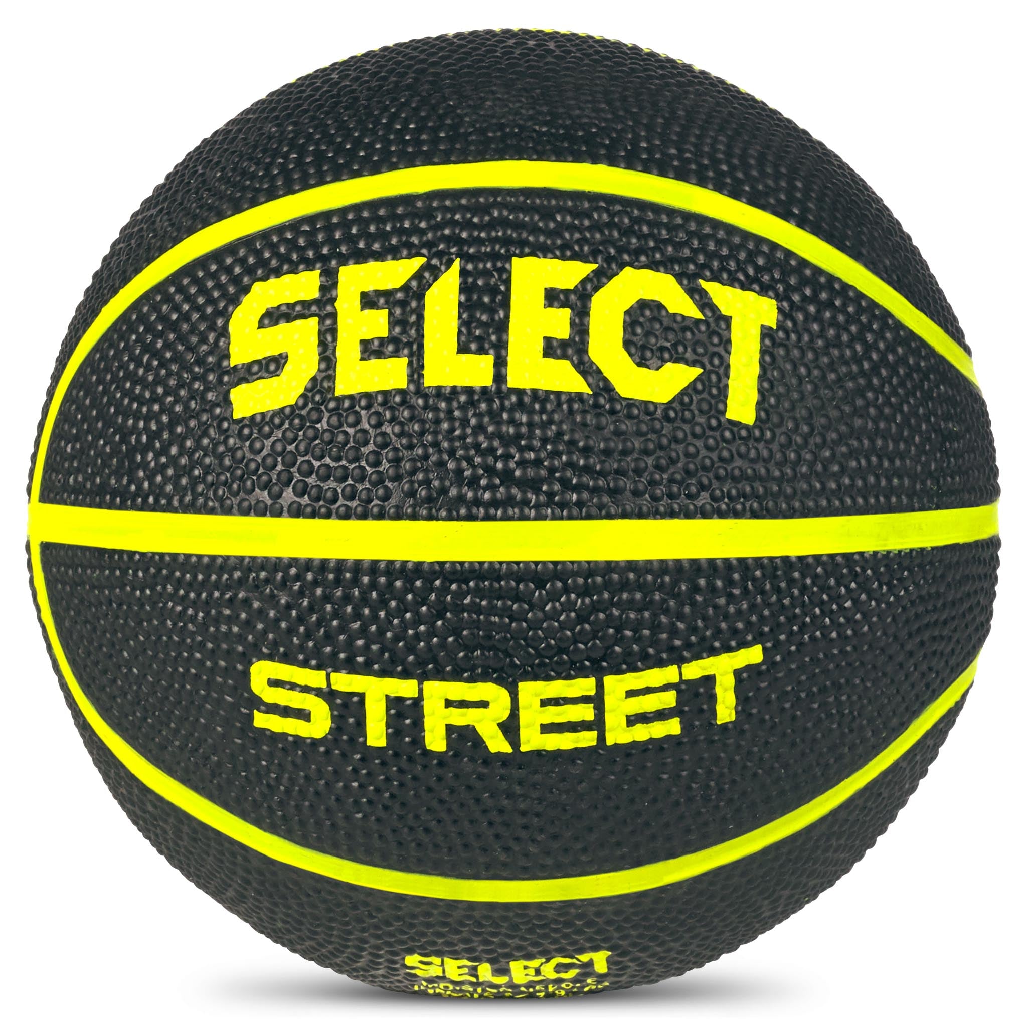 Basketball mini in black with yellow Select Street branding, Other balls, extra view