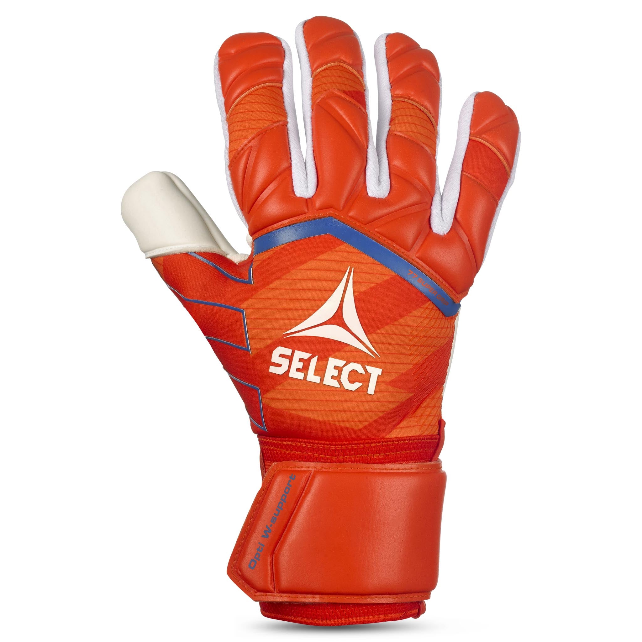 Goalkeeper gloves - 77 Super Grip #colour_orange/white #colour_orange/white