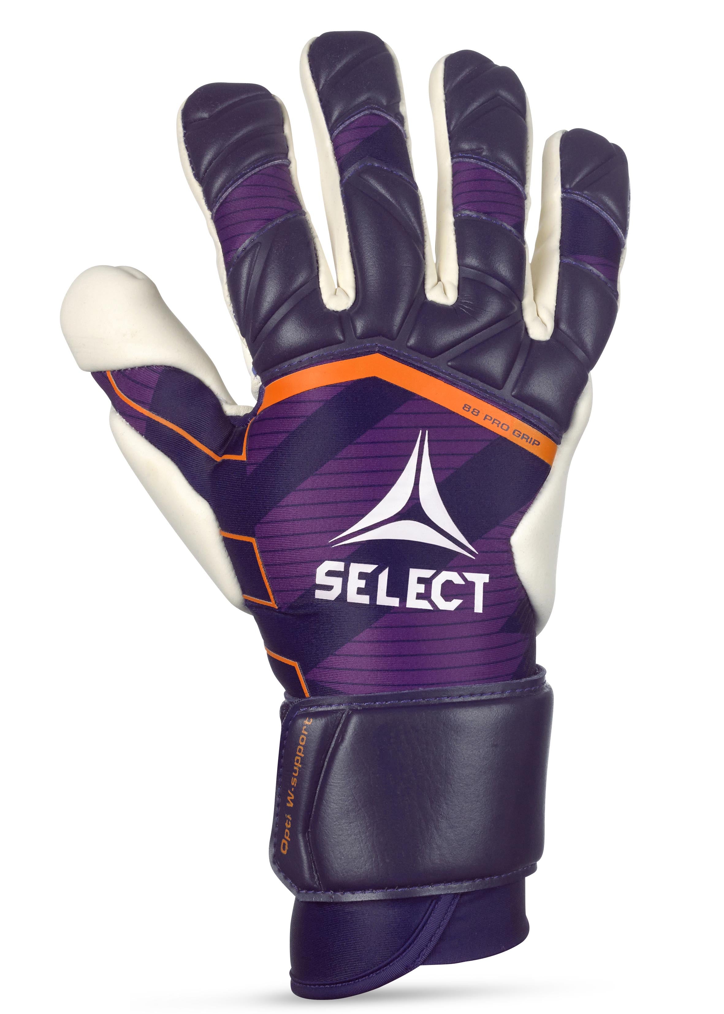 Goalkeeper gloves - 88 Pro Grip #colour_purple/white