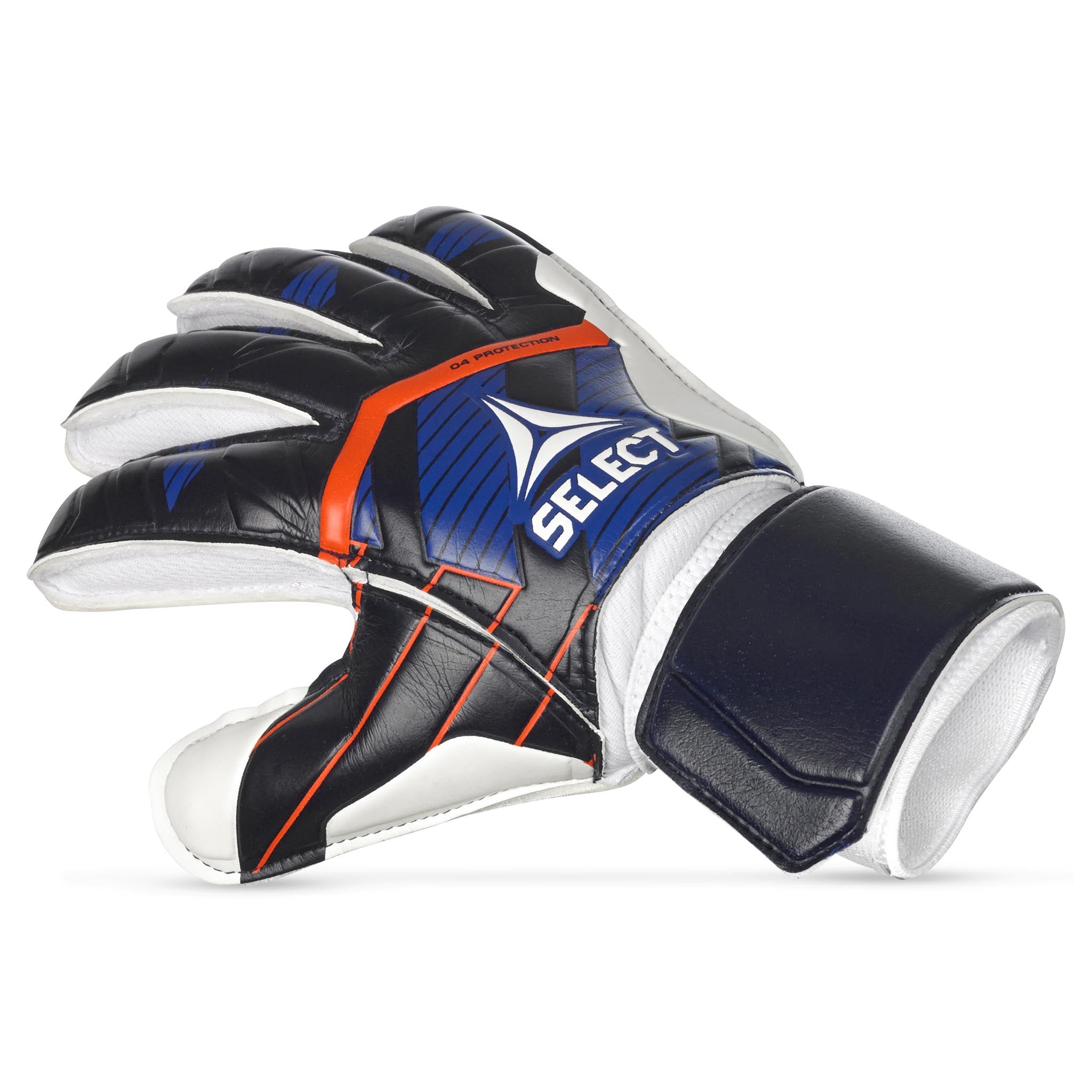 Goalkeeper gloves - 04 Protection #colour_blue/white #colour_blue/white