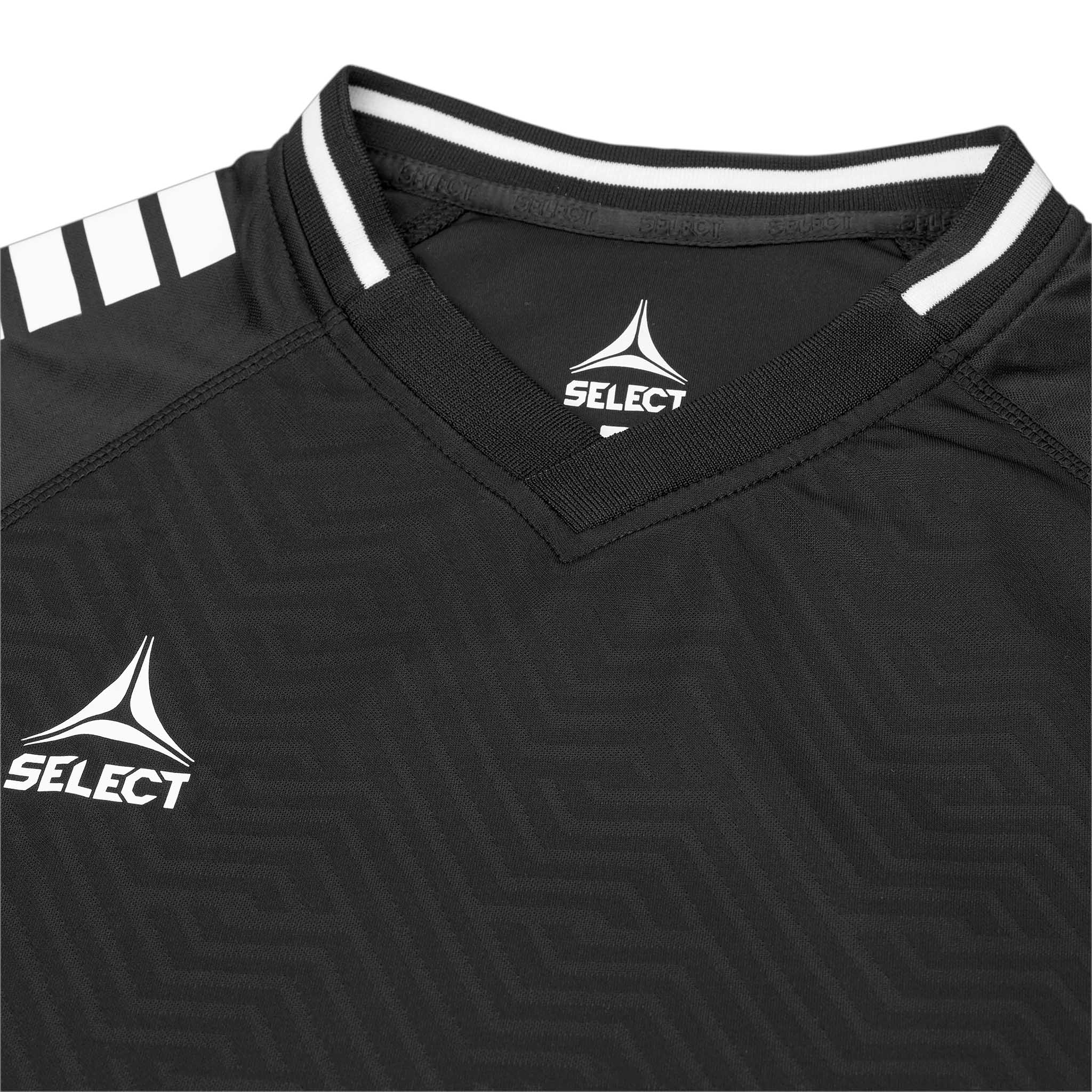 Monaco Player shirt S/S - Kids #colour_black/white #colour_black/white