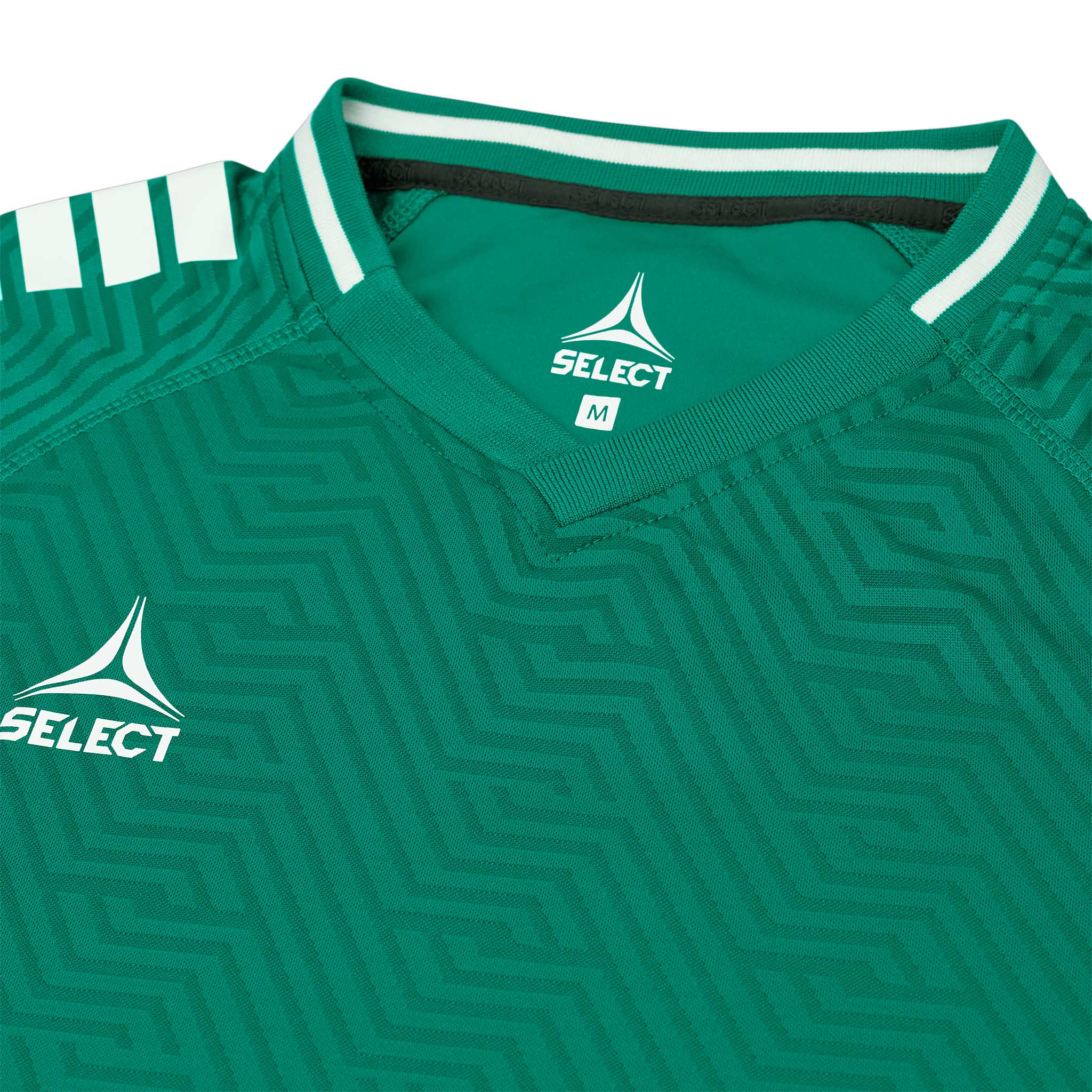 Monaco Player shirt S/S #colour_green/white #colour_green/white