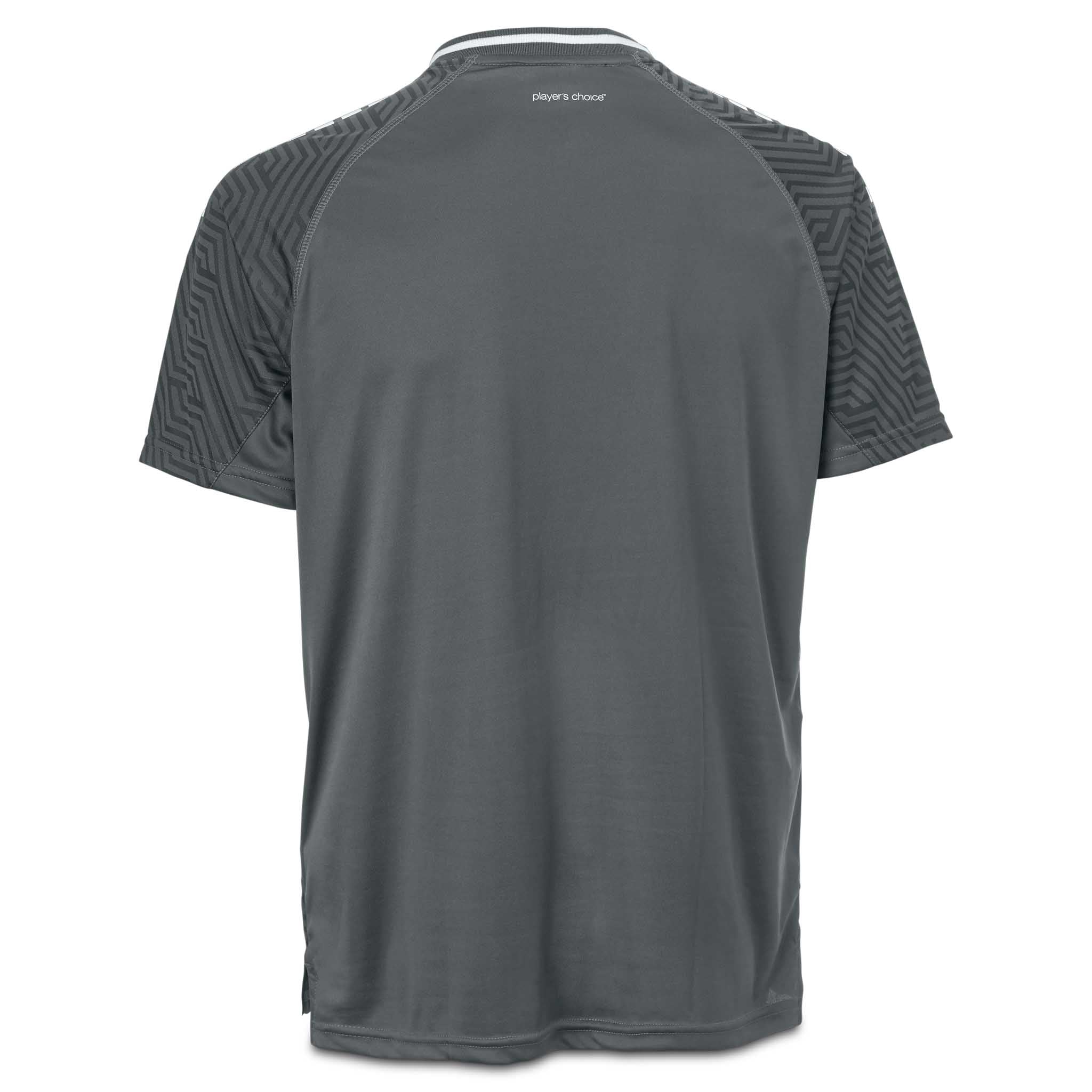 Monaco Player shirt S/S #colour_grey/white #colour_grey/white