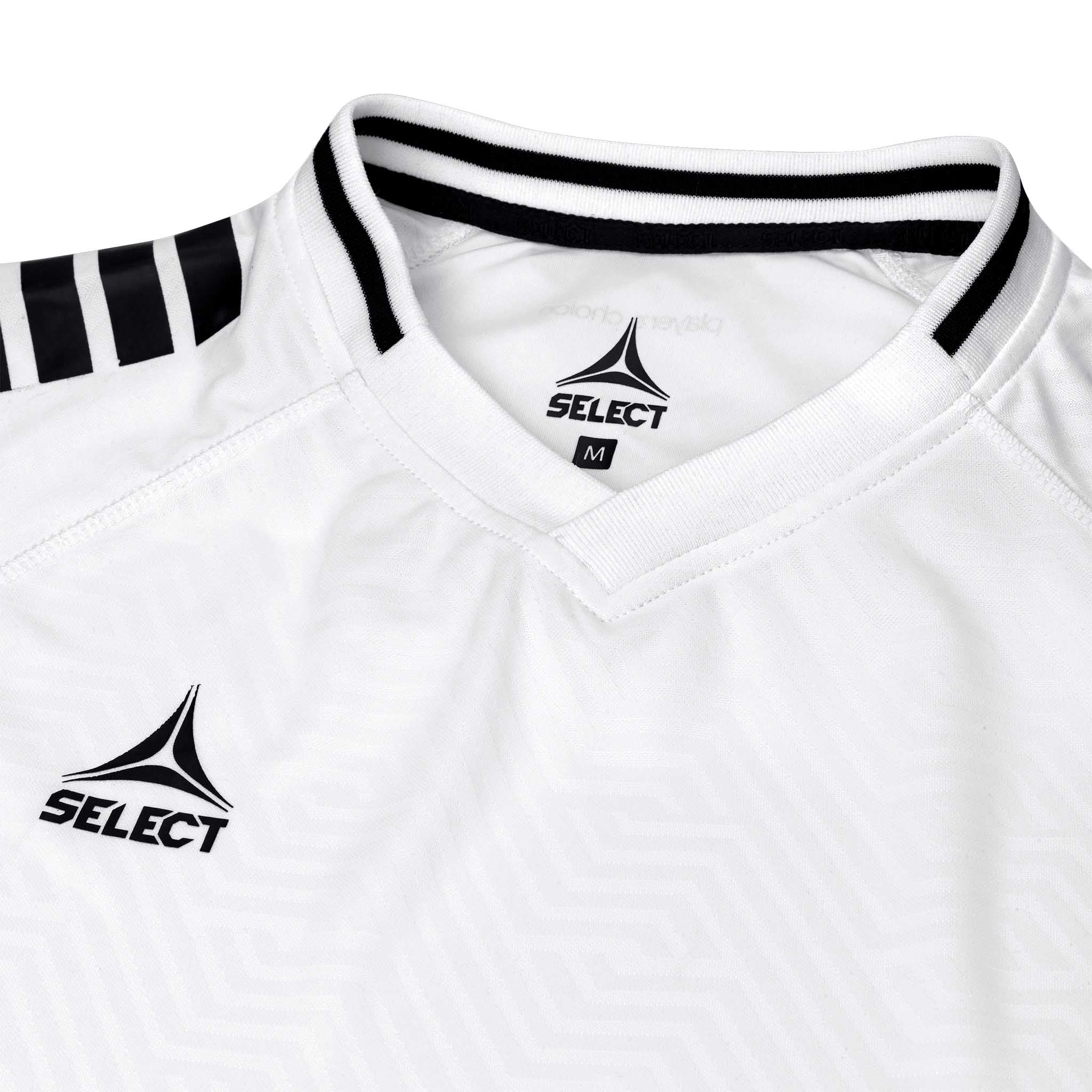 Monaco Player shirt S/S - Kids #colour_white/black #colour_white/black
