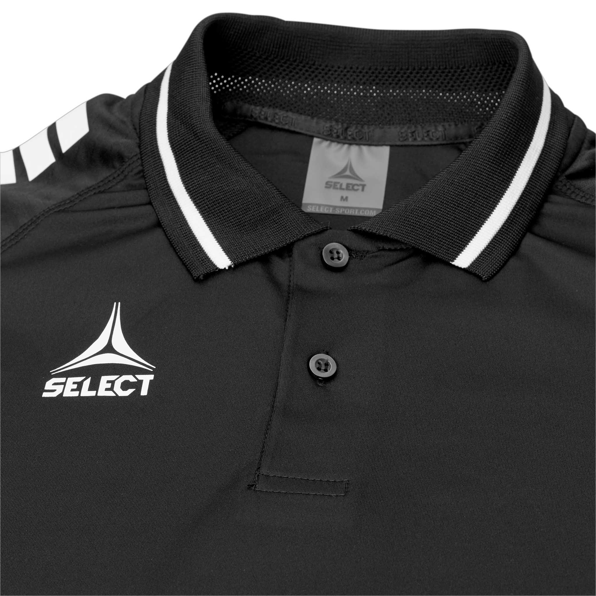 Monaco Technical Polo #colour_black/white #colour_black/white