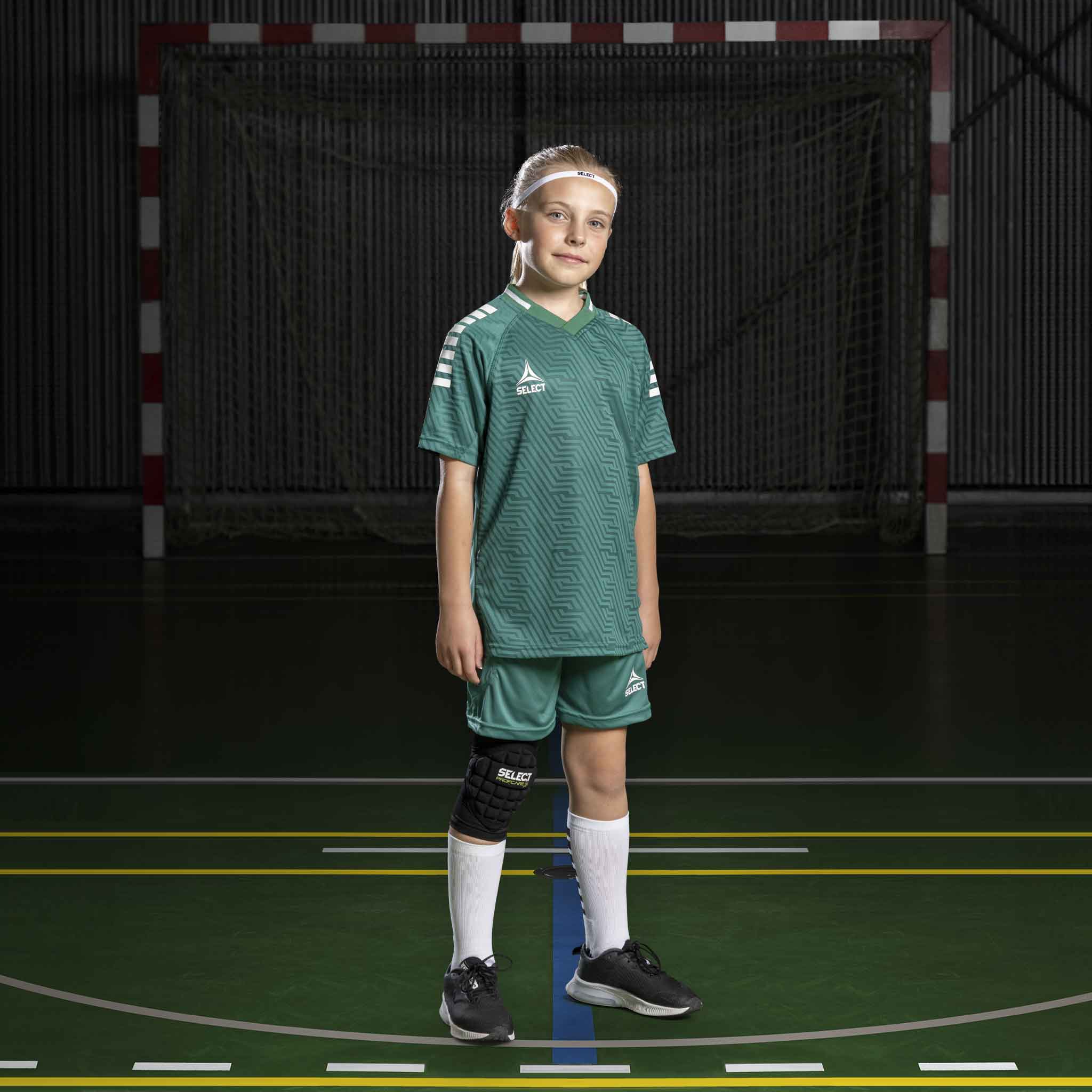 Monaco Player shorts - Kids #colour_green/white #colour_green/white