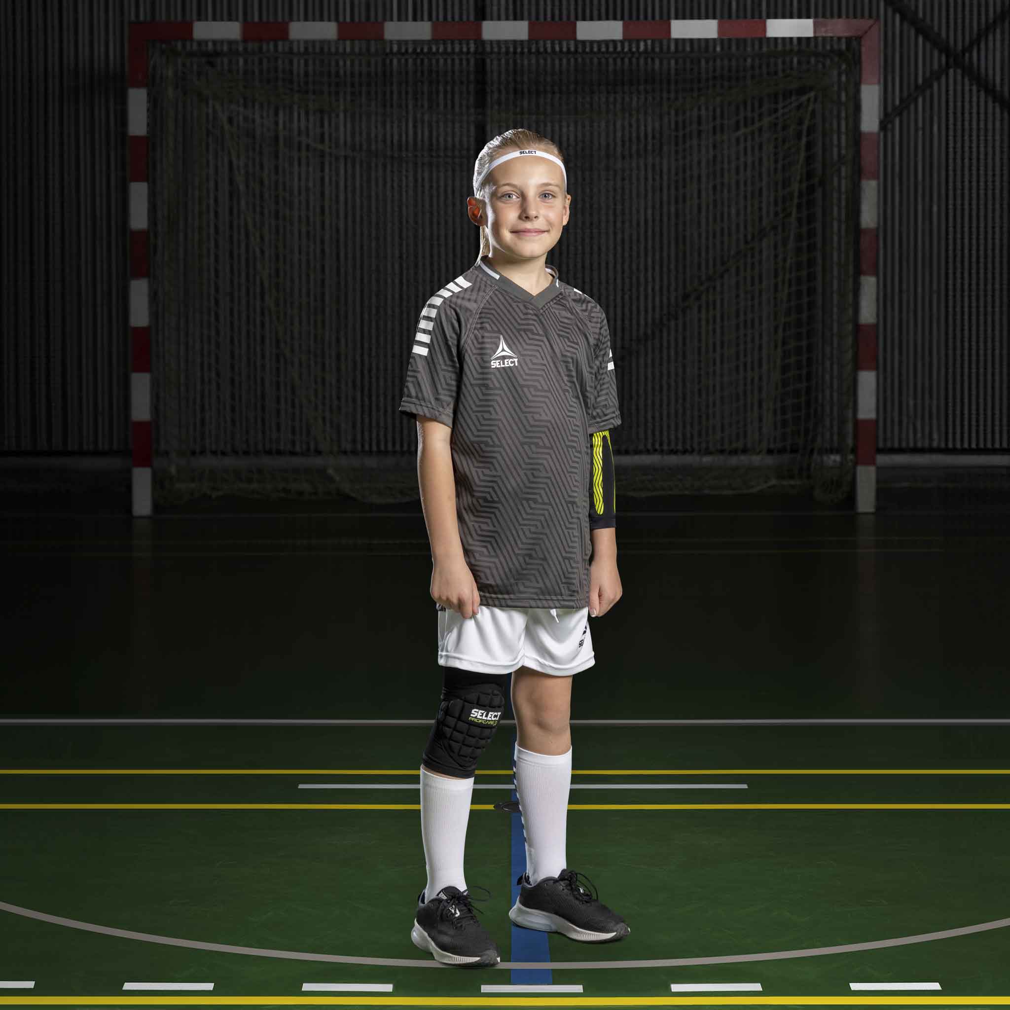 Monaco Player shirt S/S - Kids #colour_grey/white #colour_grey/white