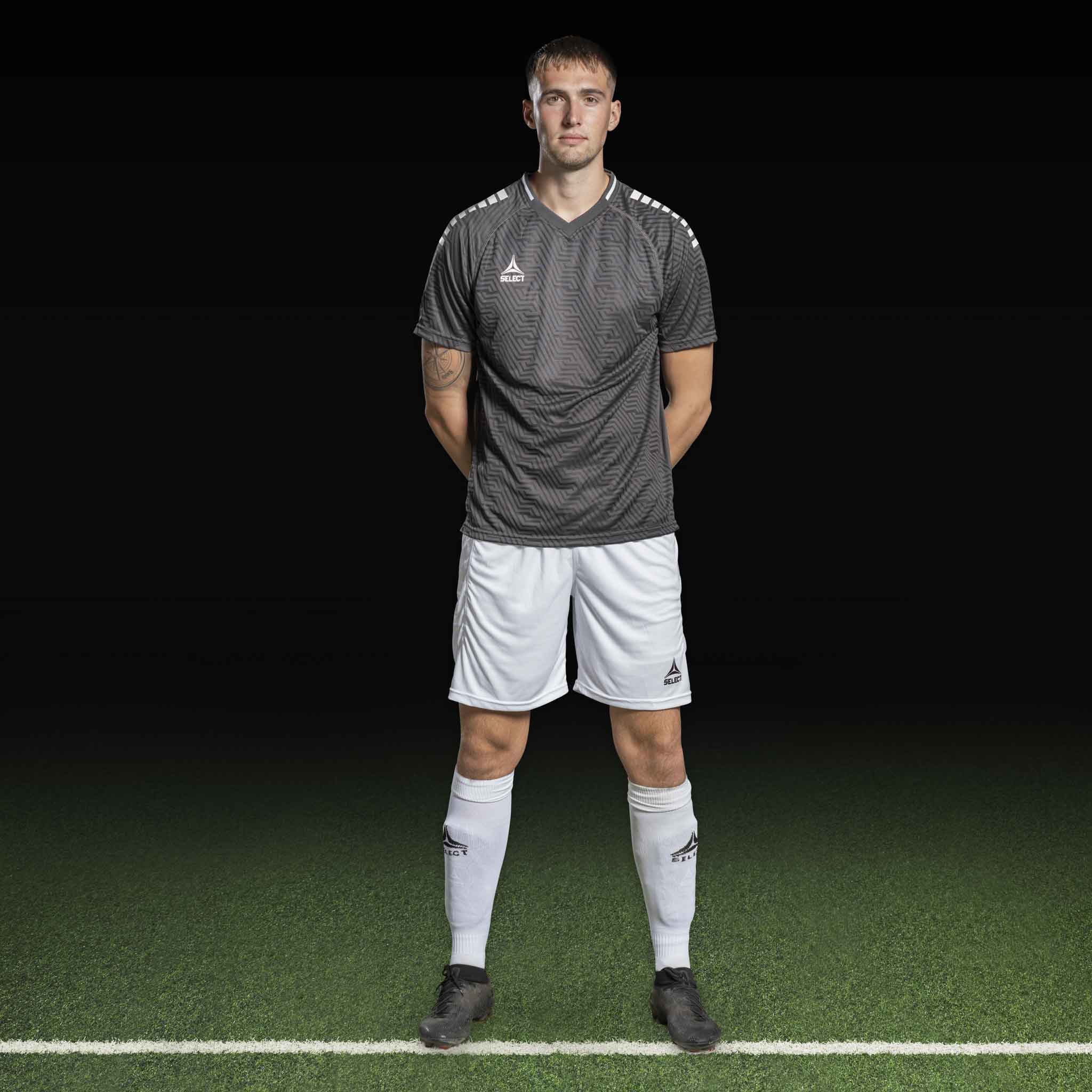Monaco Player shorts #colour_grey/white #colour_white/white