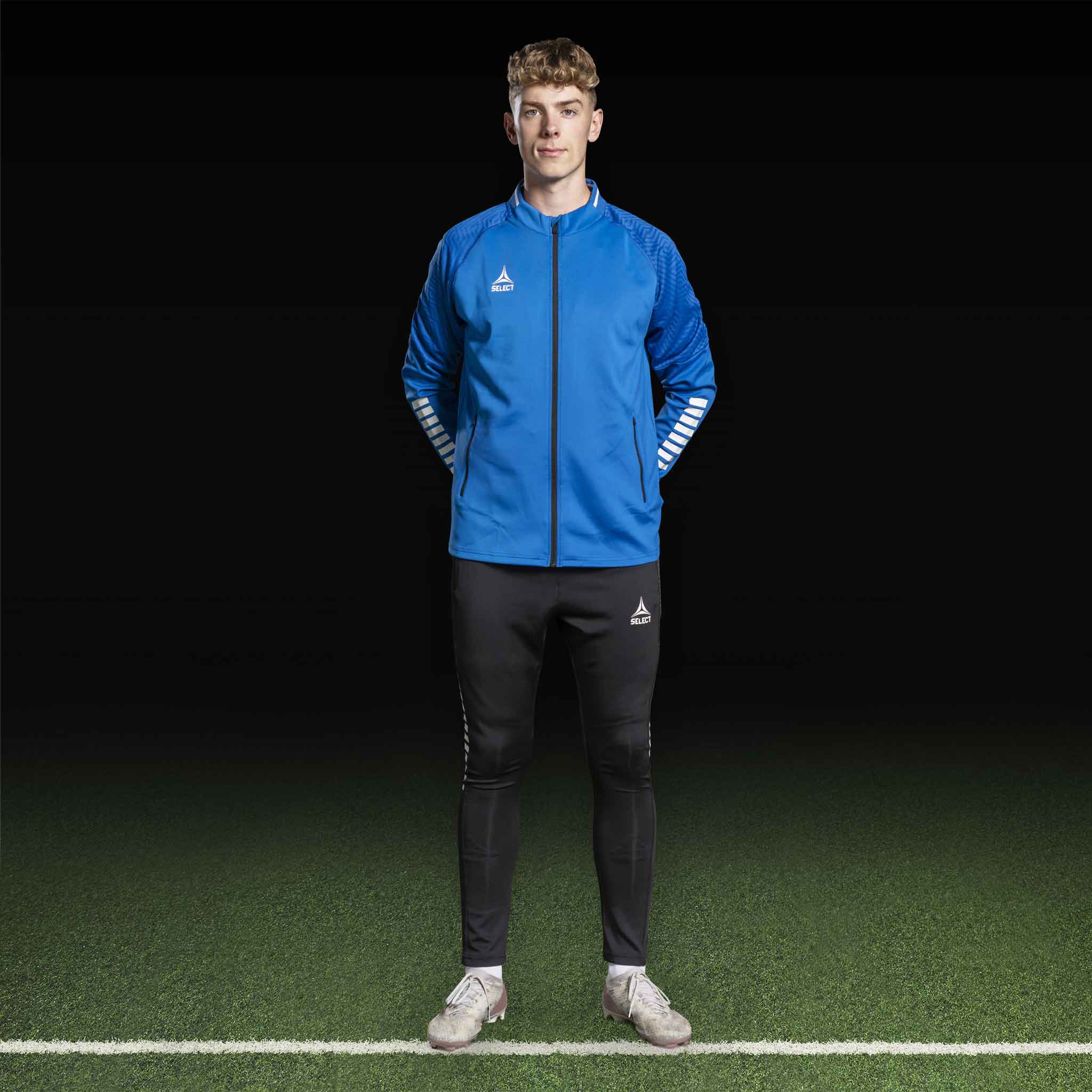 Monaco Training pants Slim Fit #colour_blue/white #colour_black/white