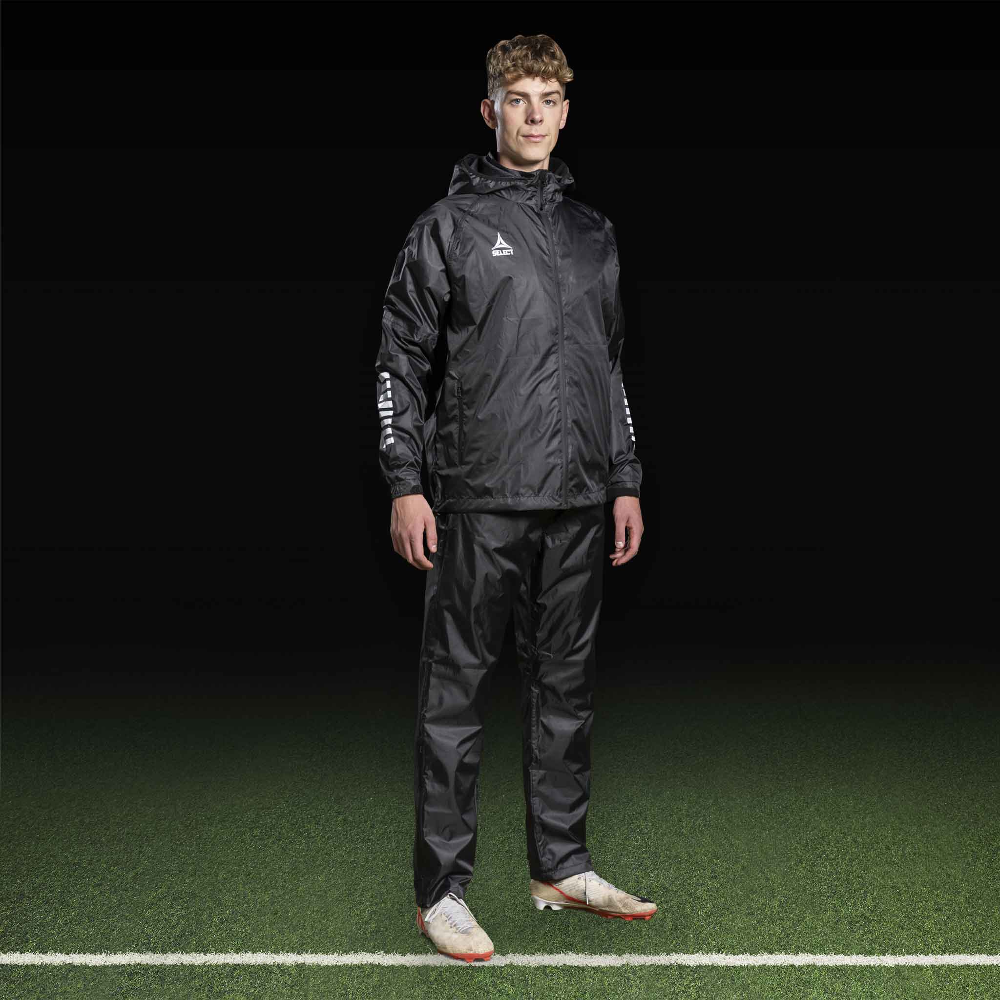Monaco All-weather pants #colour_black/white #colour_black