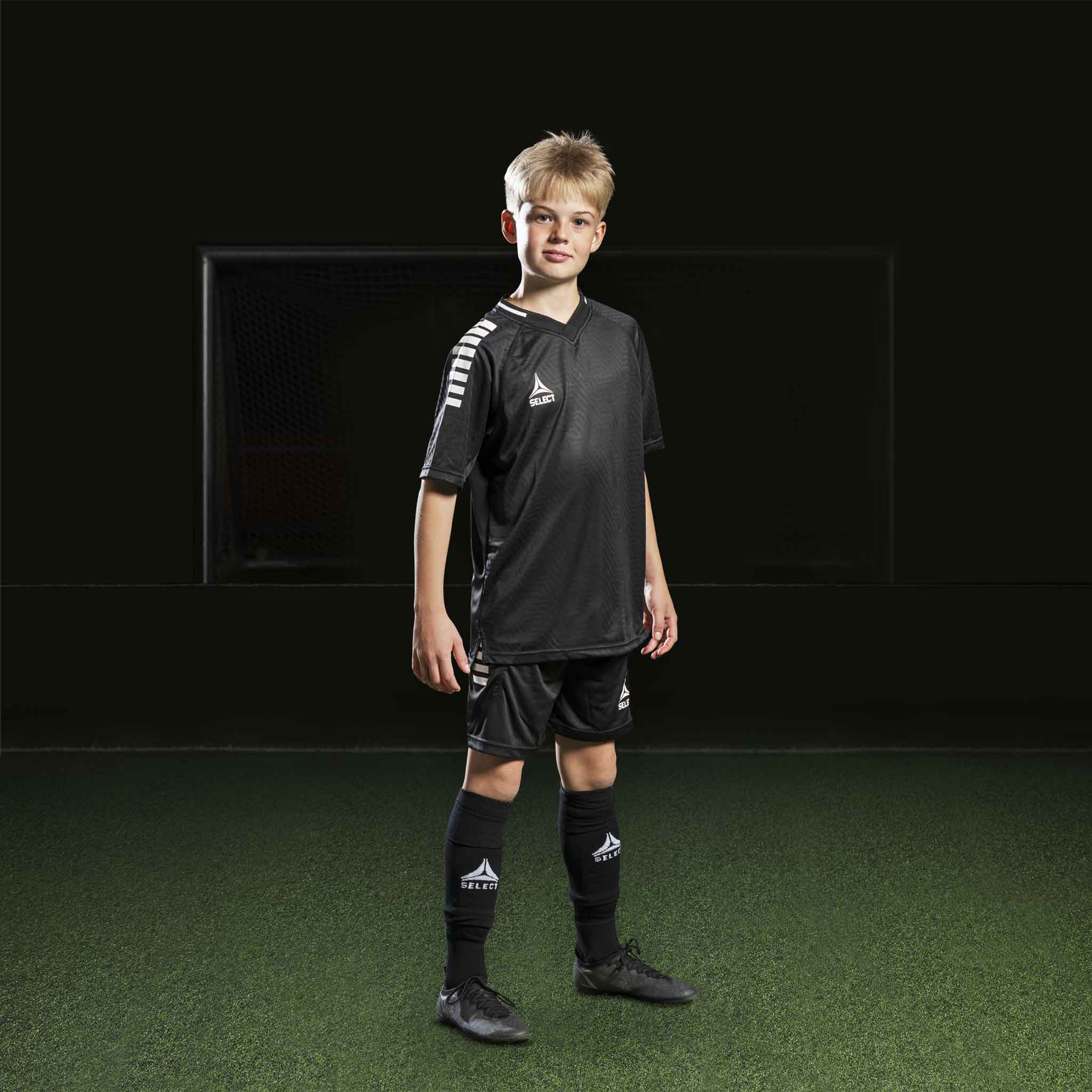 Monaco Player shorts - Kids #colour_black/white