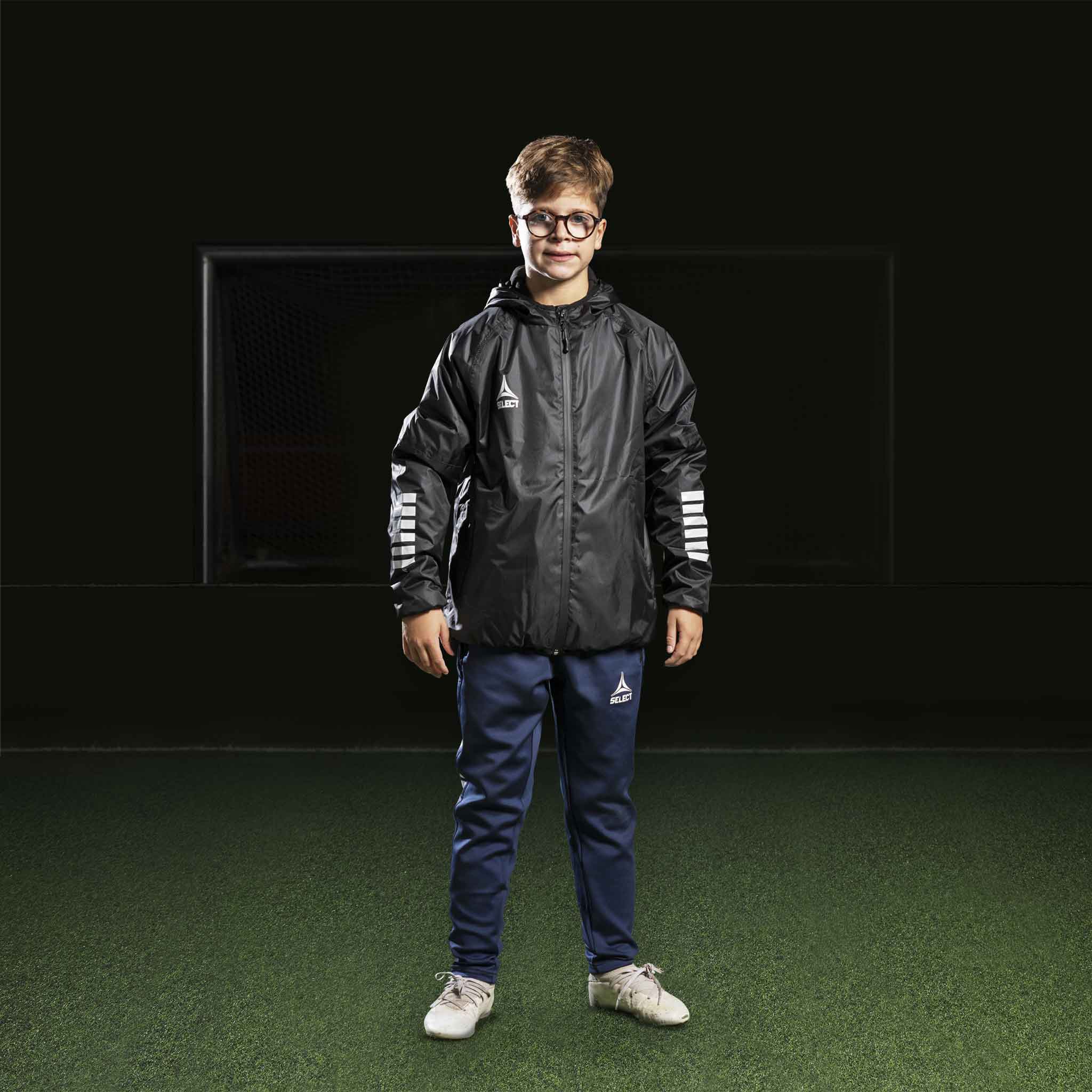 Monaco Training pants Regular Fit - Kids #colour_black/white #colour_navy/white