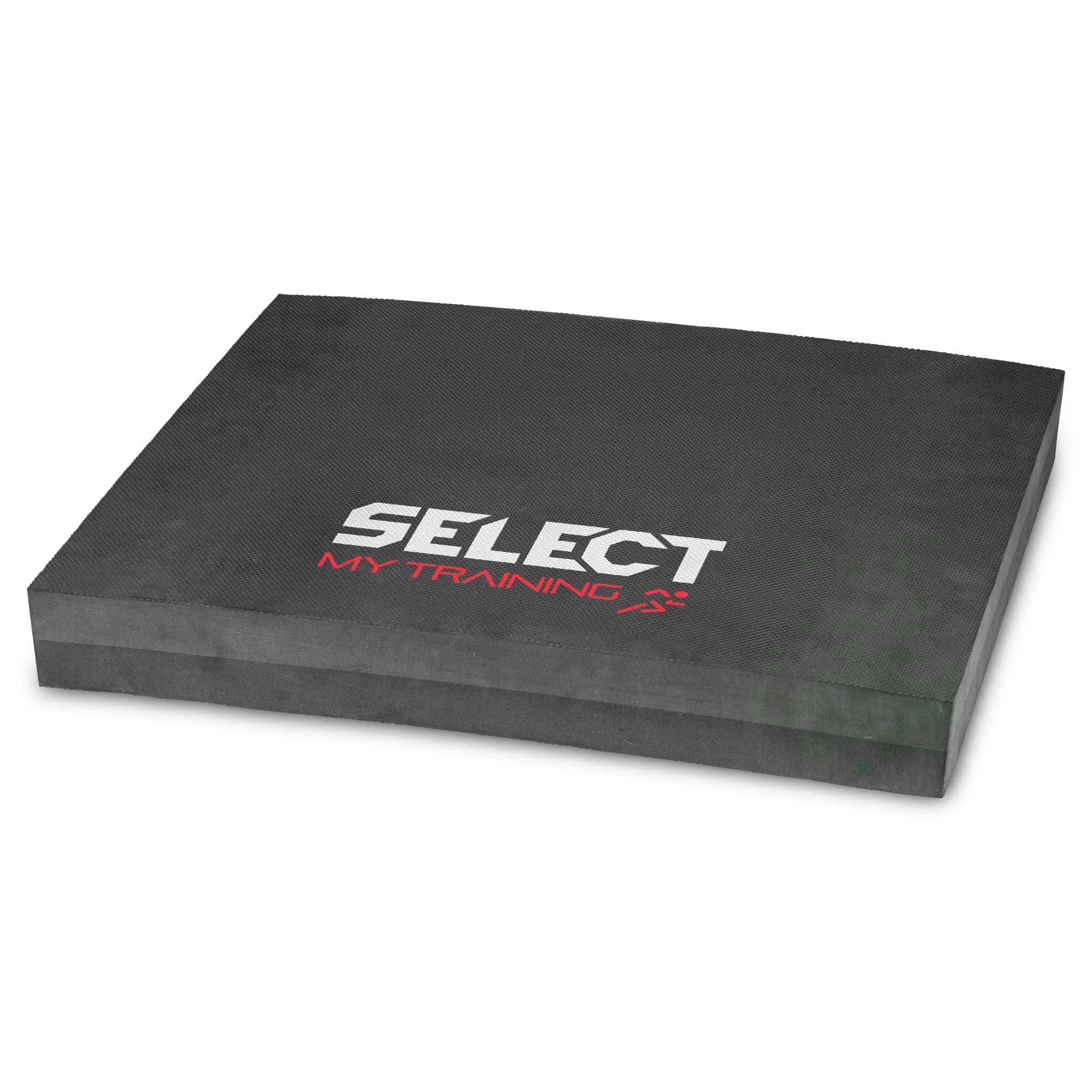 Front page of black Foampad with white SELECT logo and red My Training text, football training equipment.