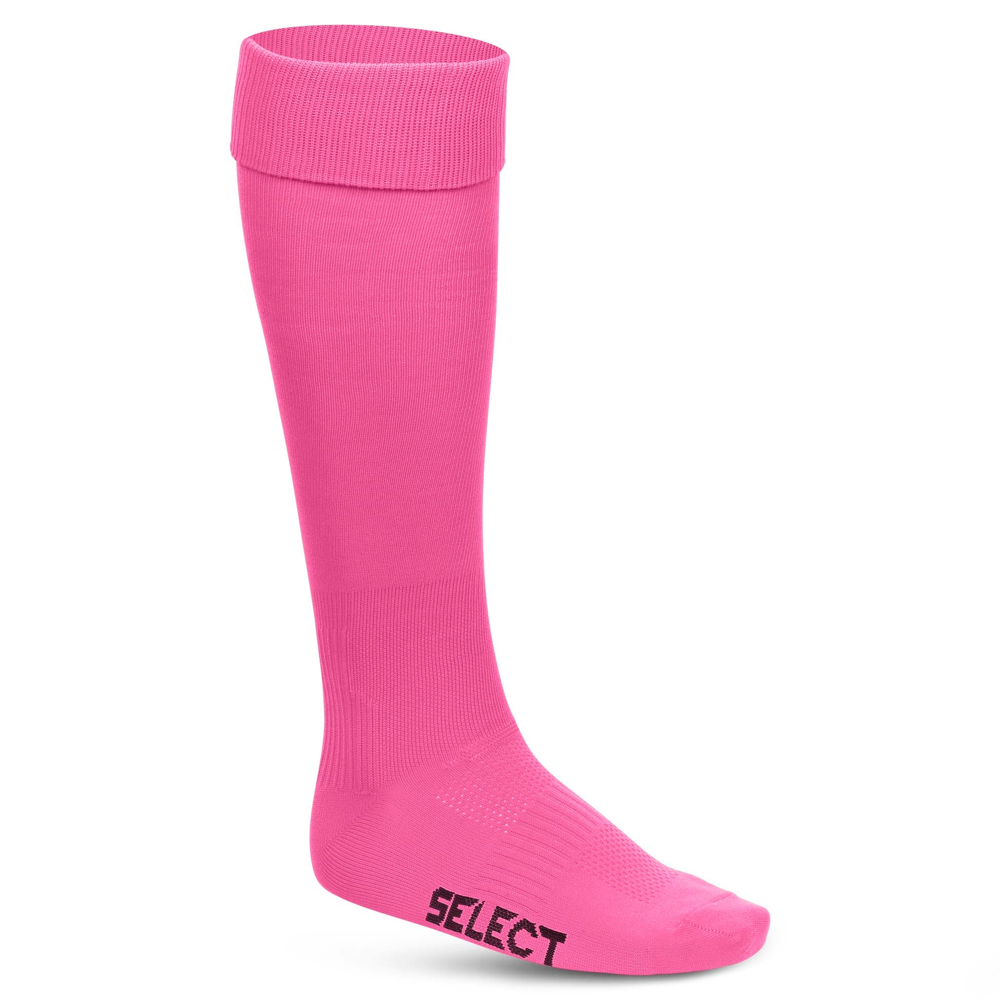 Front page of pink Football socks Club v22 accessories with black logo