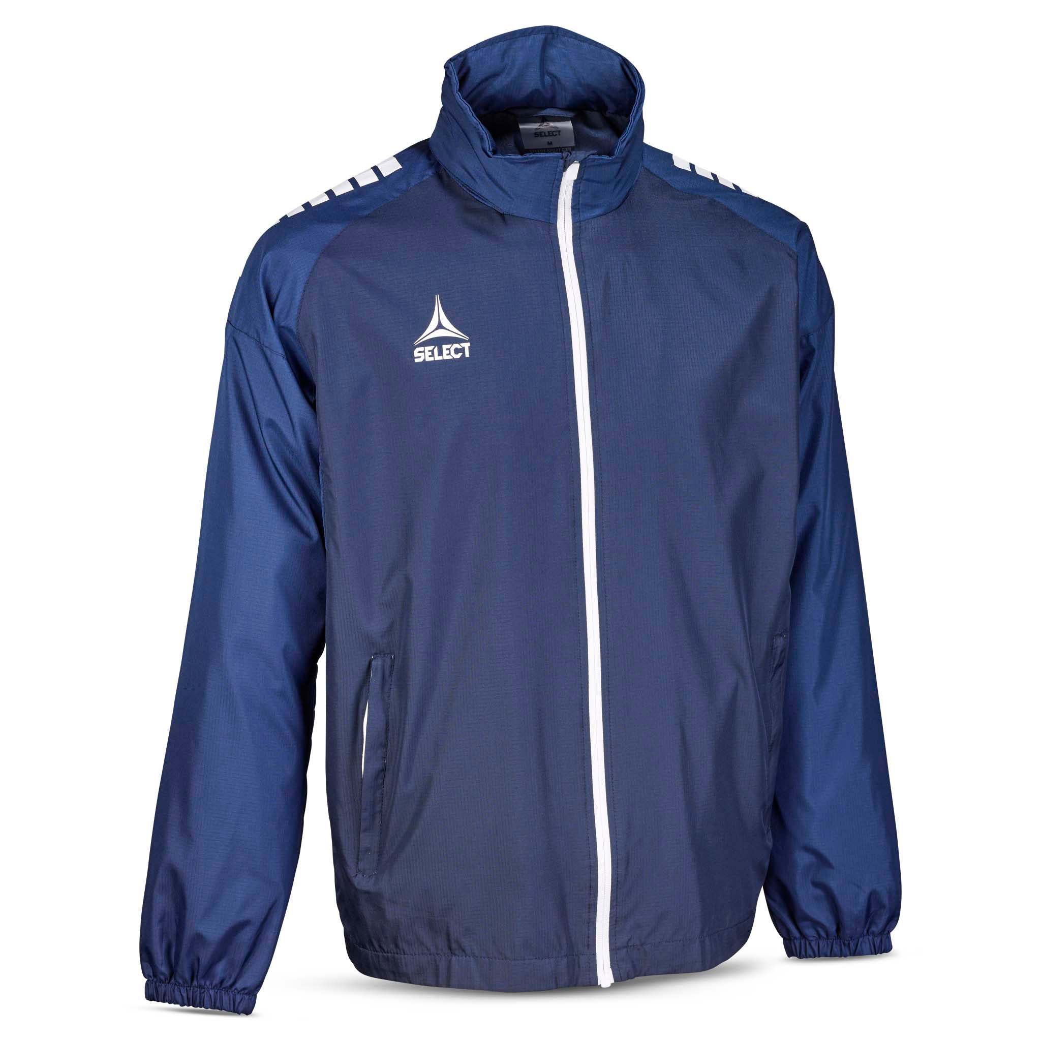 Navy and white Training jacket Spain v25, Match & Training wear, front page view