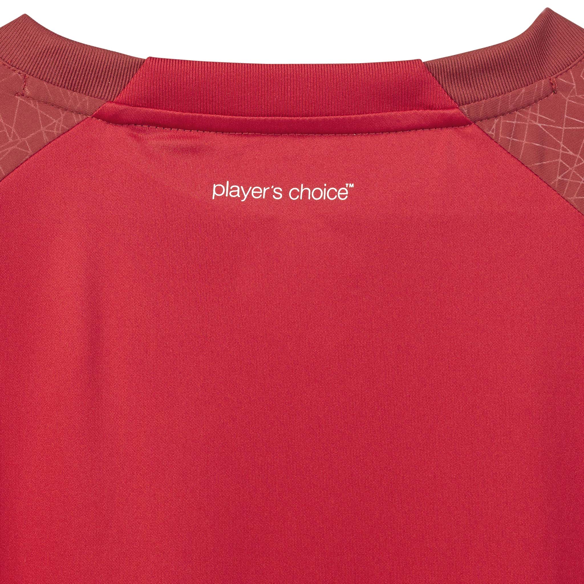 Spain Short Sleeve player shirt #colour_red/white #colour_red/white