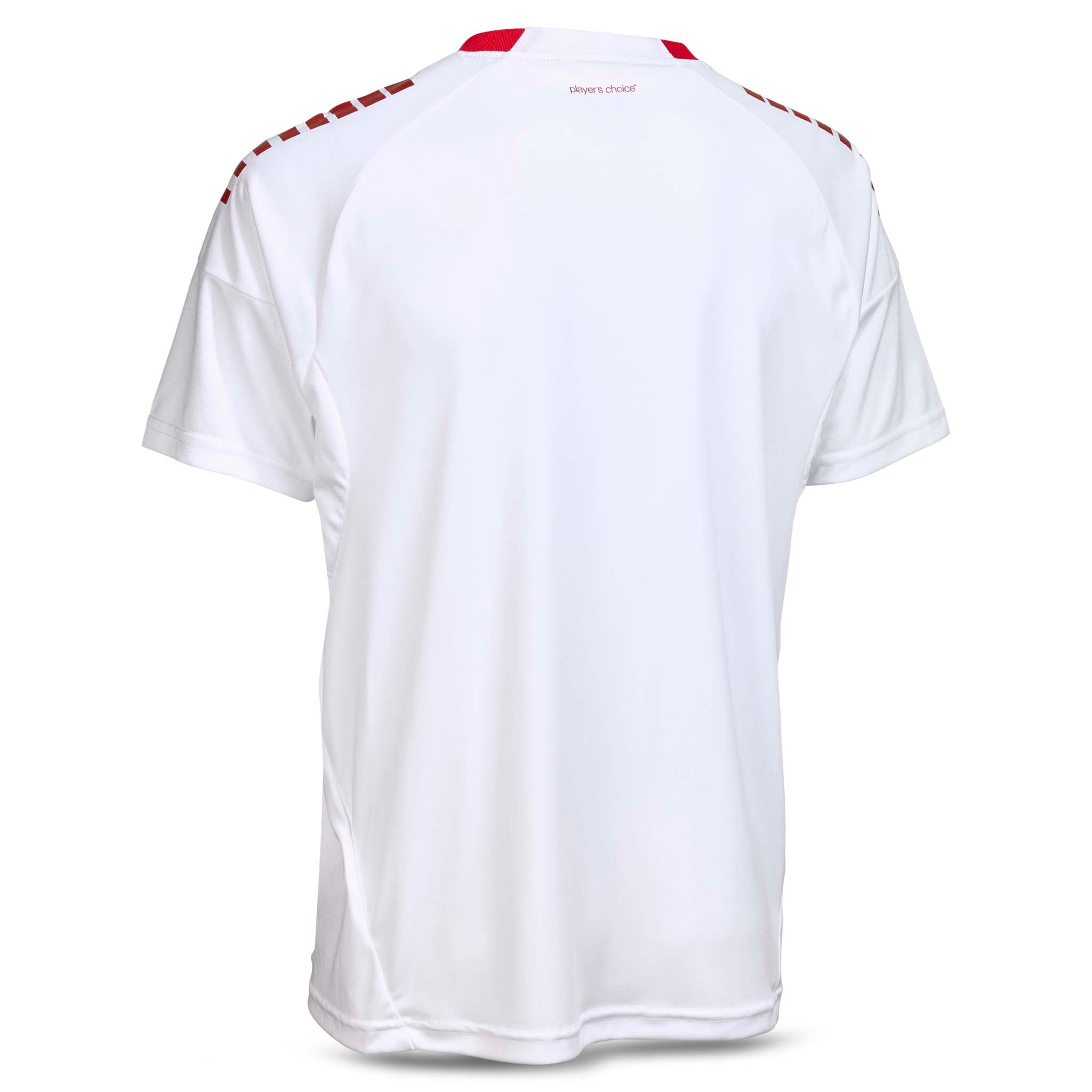 Player shirt S/S Spain v25, Match & Training wear, white with red shoulder detail, football, back page