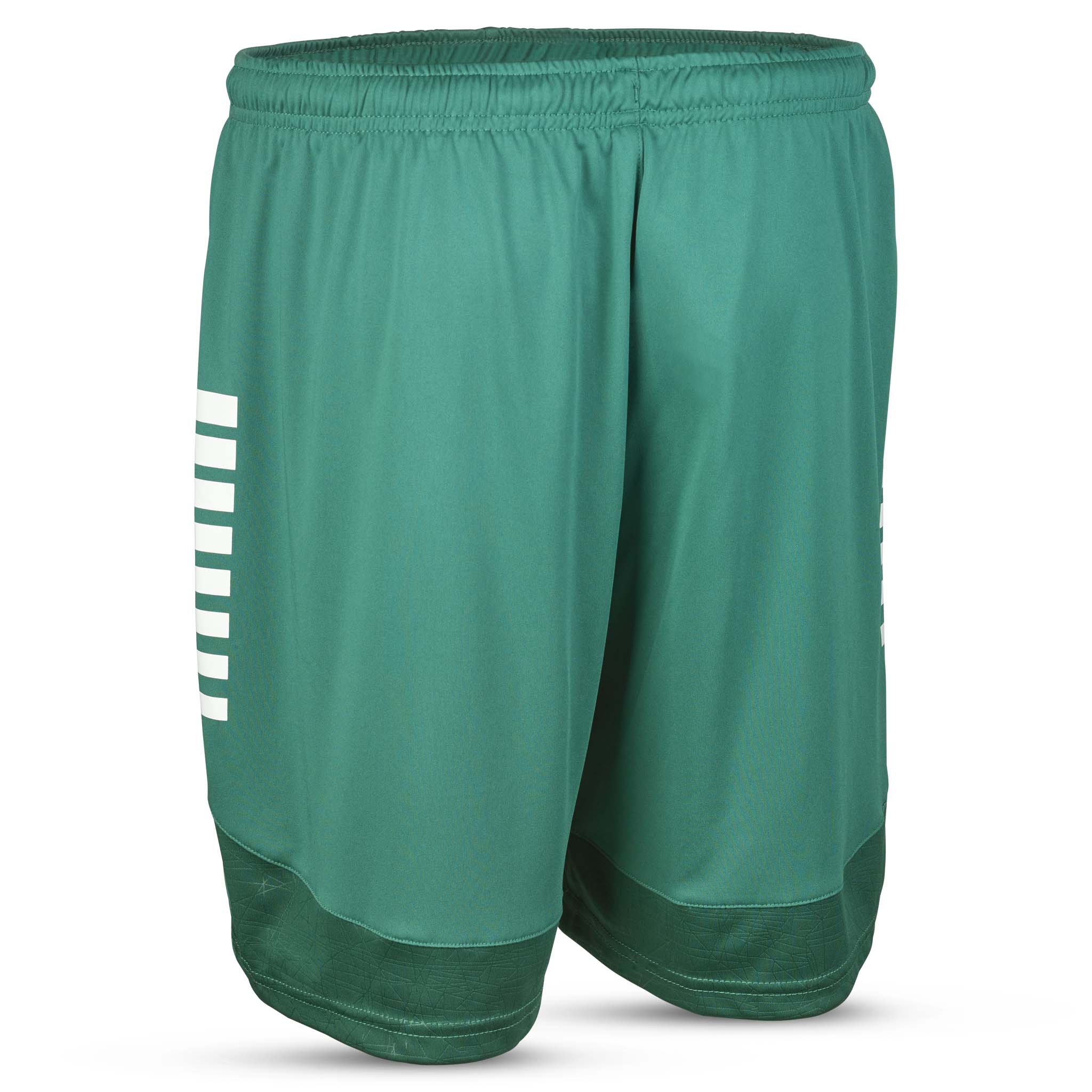 Green Player shorts Spain v25, Match & Training wear, white stripes, back page view