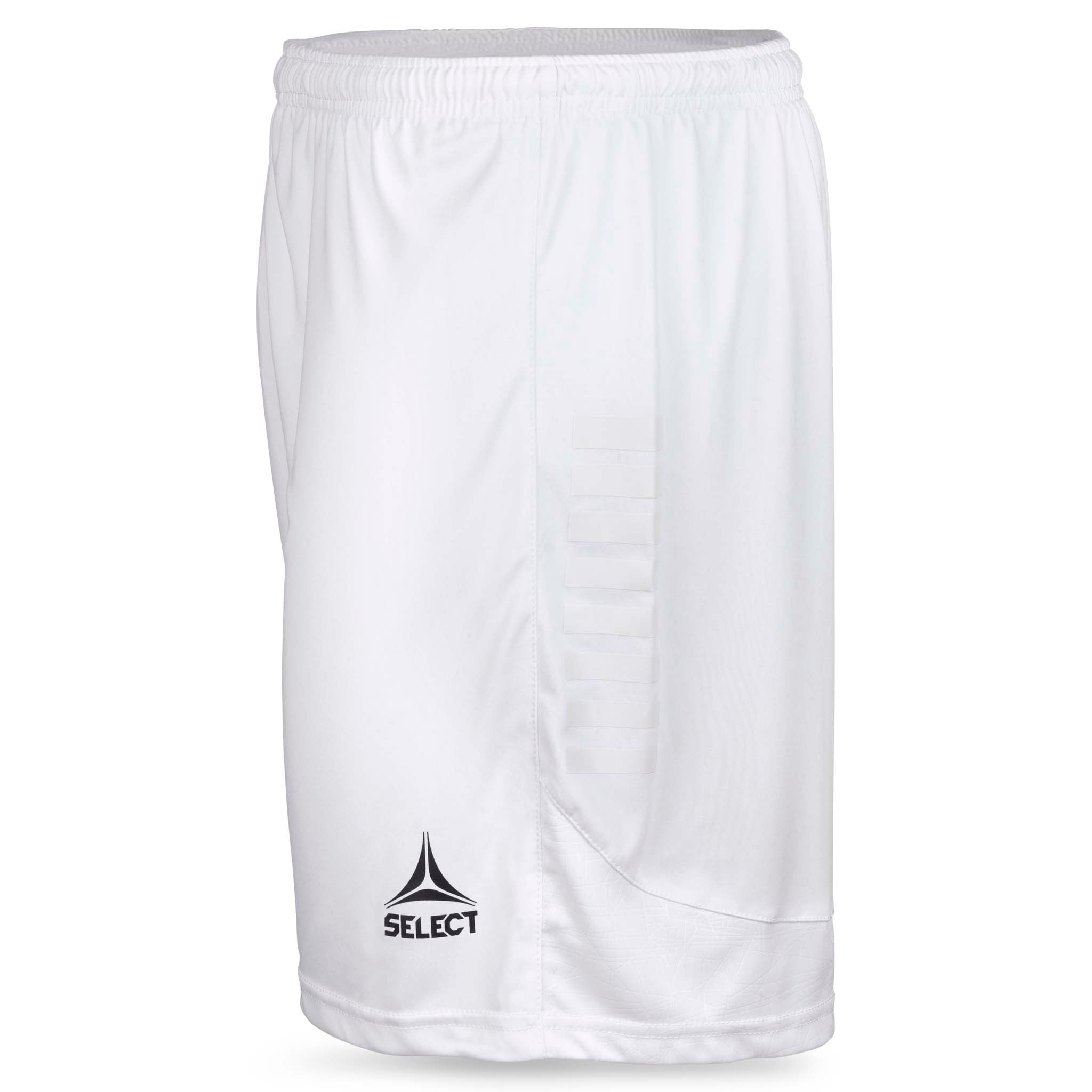 White Player shorts Spain v25, Match & Training wear, left-side view with Select logo