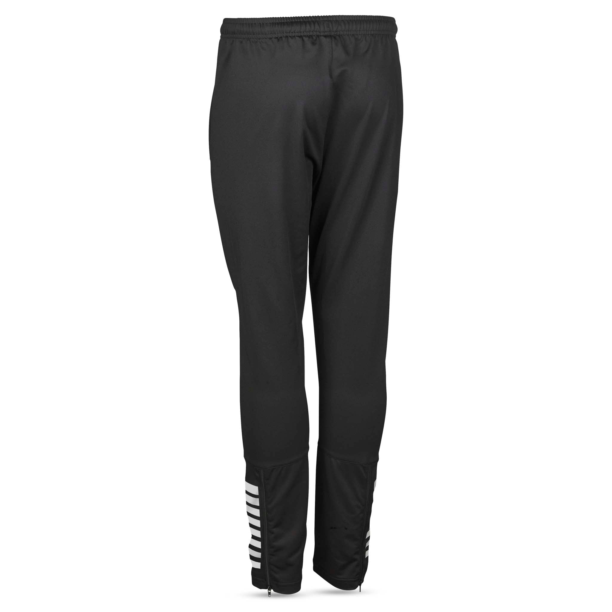 Black Training pants regularFit Spain v25, Match & Training wear, back page with white logo detail at ankle.