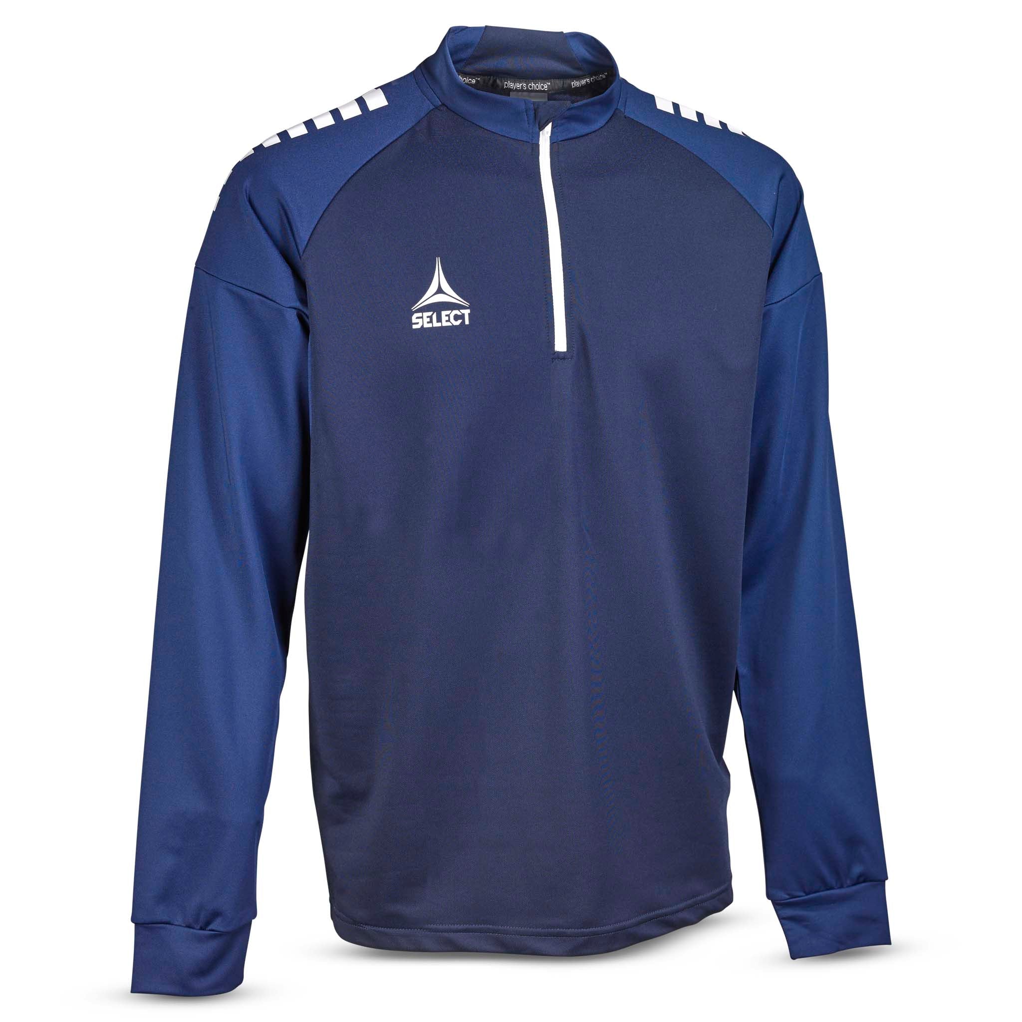 Spain Training sweatshirt 1/2 zip - Kids #colour_navy/white