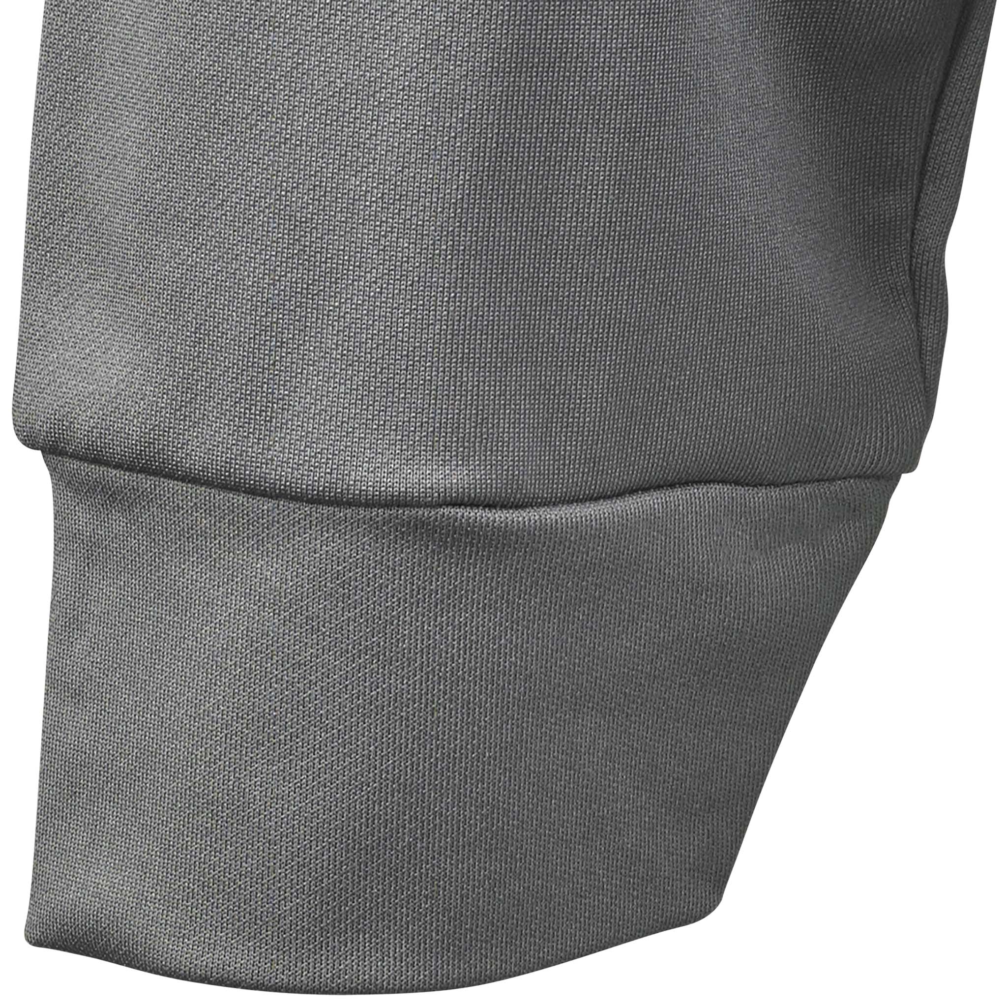 Closeup of grey ribbed cuff on Training zip jacket Spain v25, Match & Training football wear