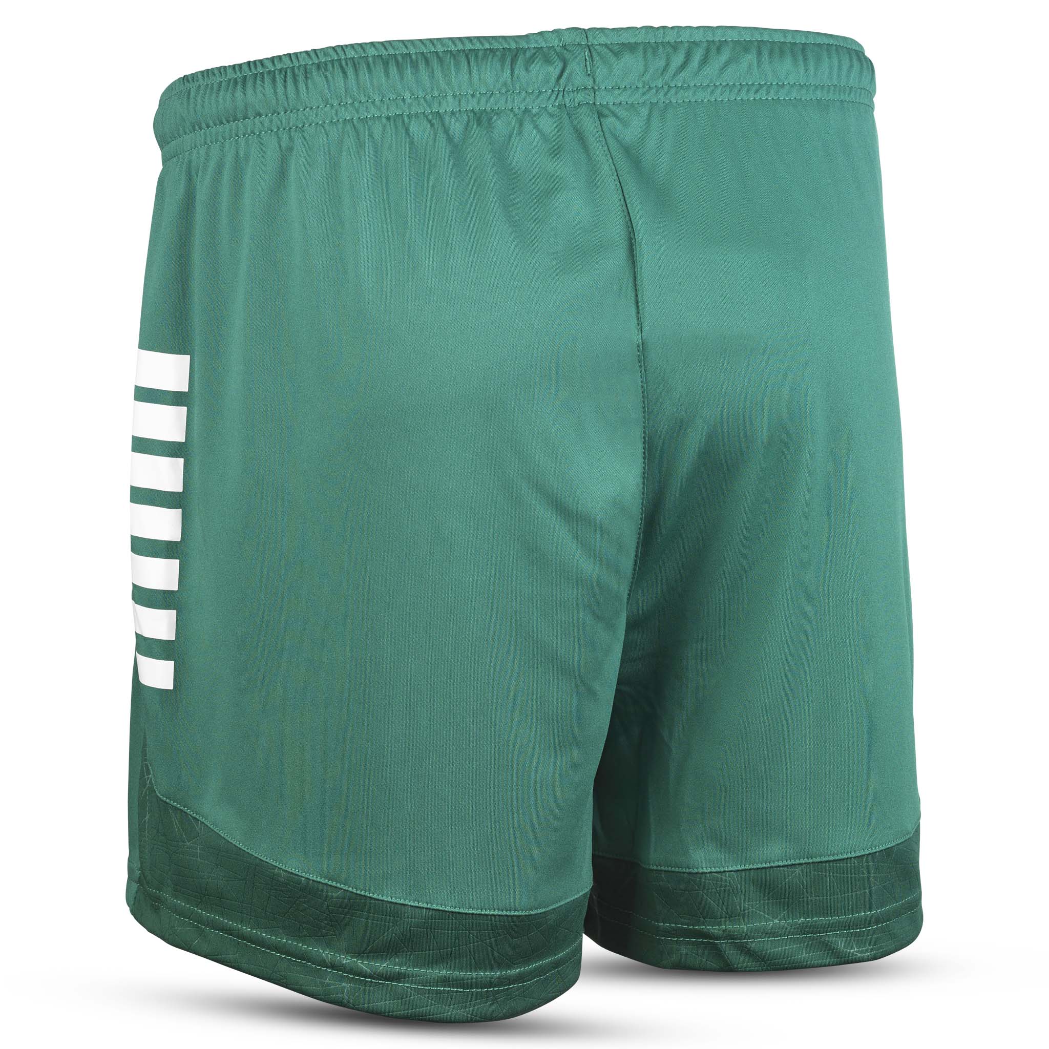 Green and white Player shorts Spain woman v25, Match & Training wear, back view