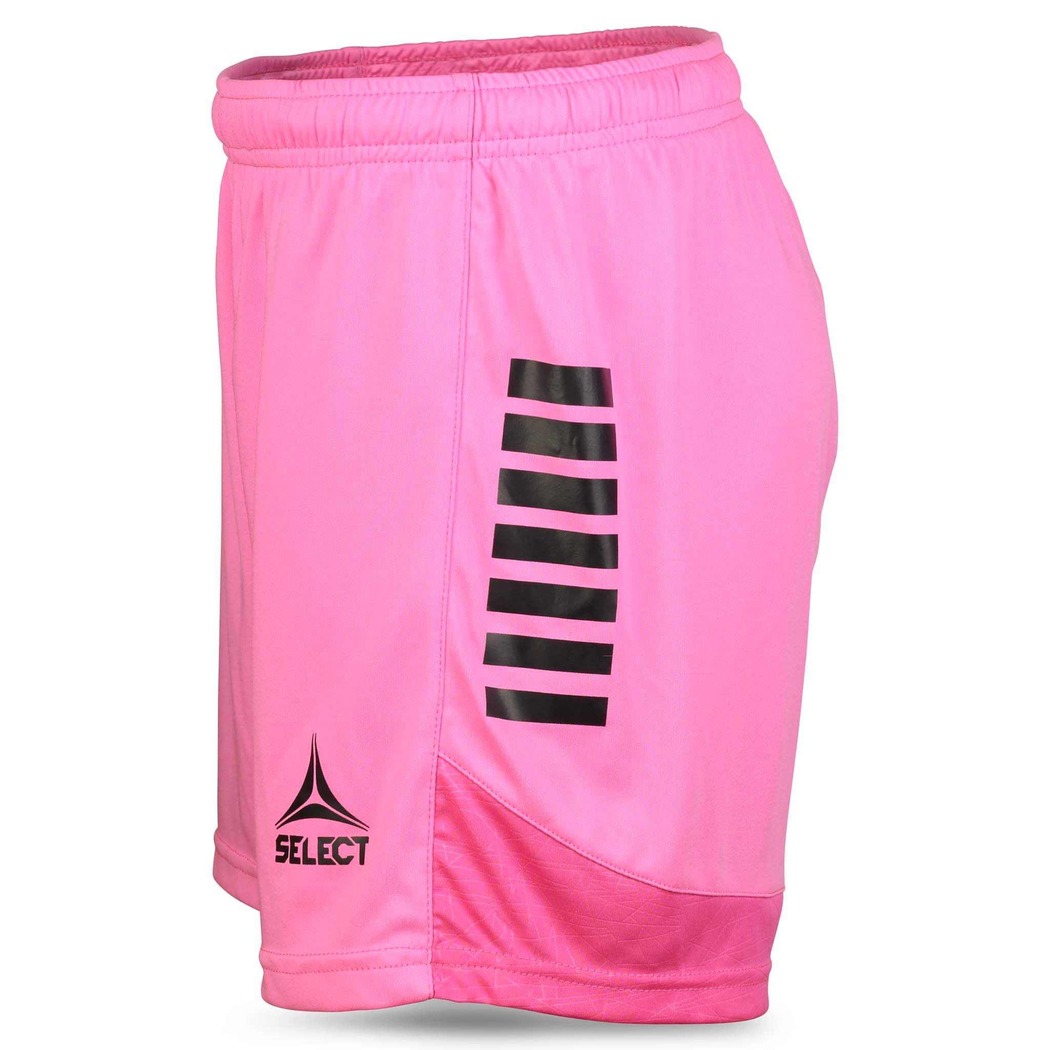 Pink and black Player shorts Spain woman v25, Match & Training wear, right side view