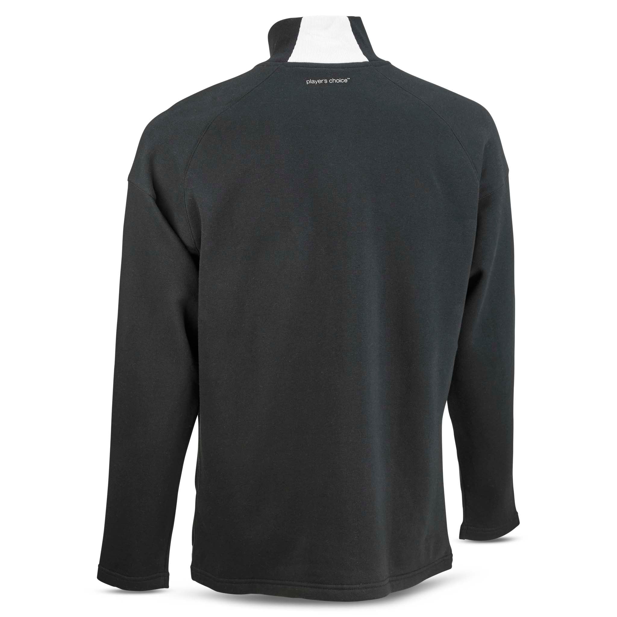 Black Zip jacket Oxford v25, leisure wear, back page view