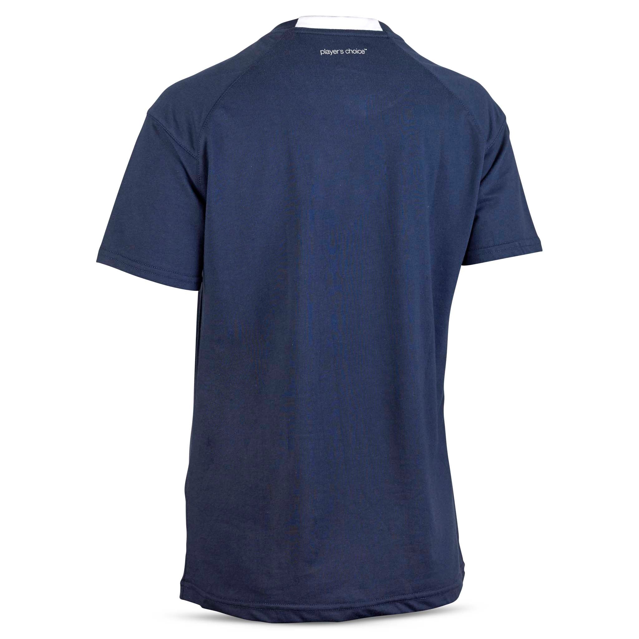 Navy blue T-Shirt Oxford woman v25, leisure wear, back page view