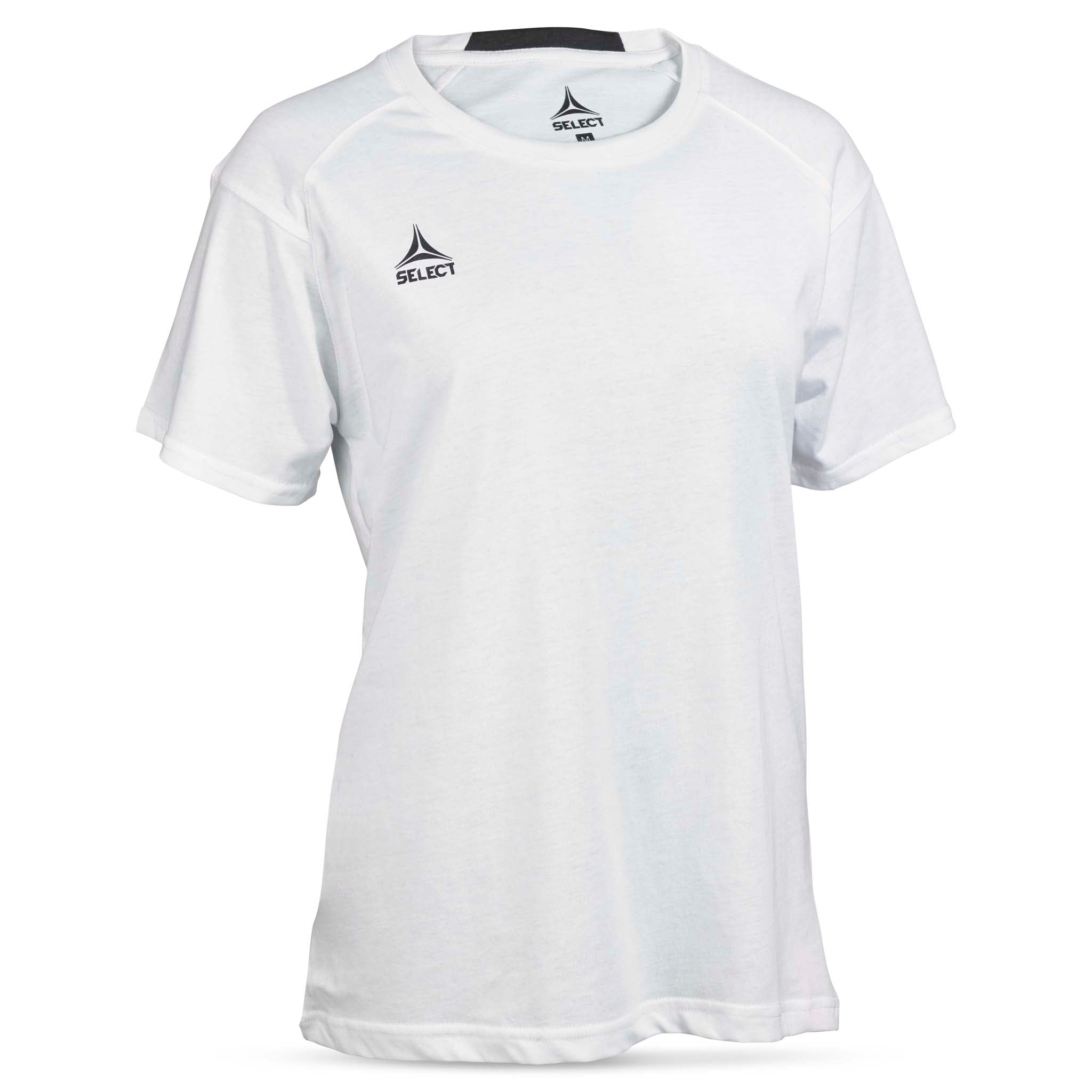 White T-Shirt Oxford woman v25, leisure wear, front page view