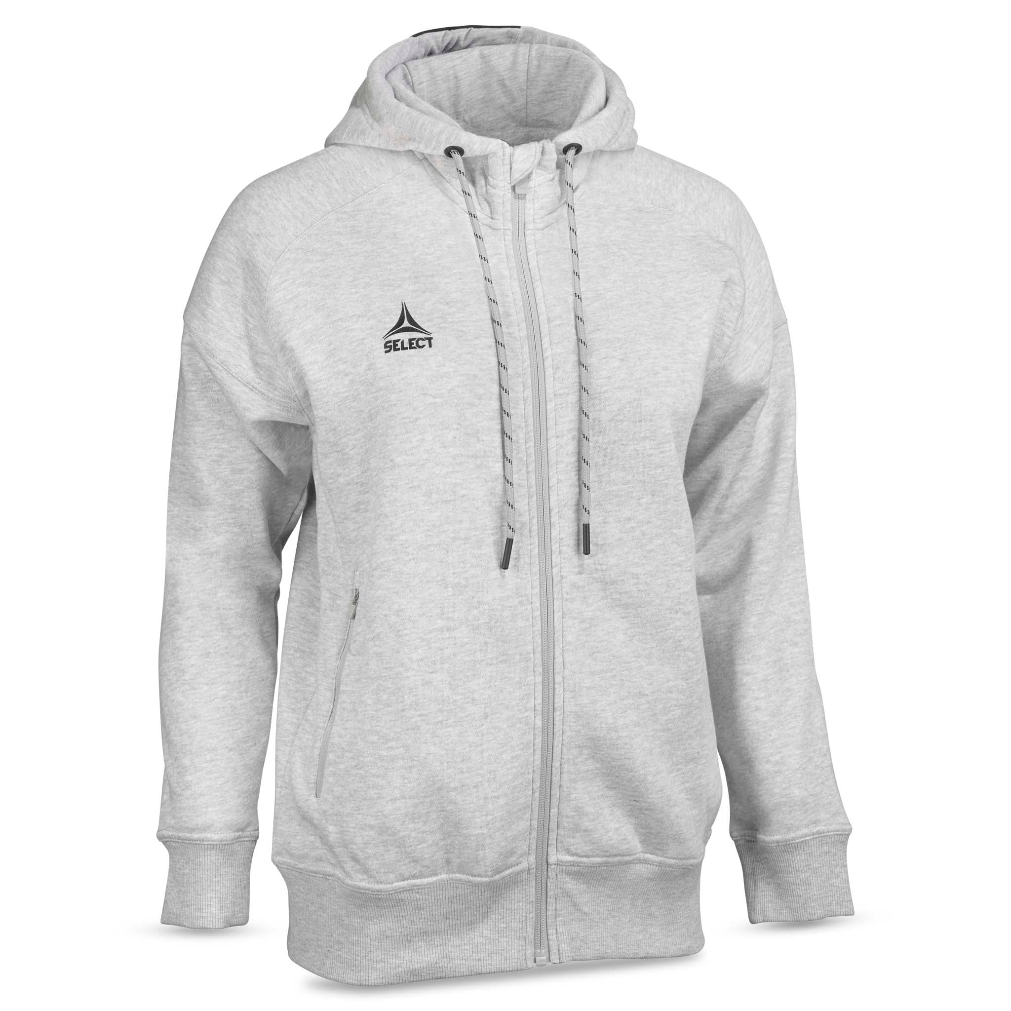 Oxford zip hoodie - woman #colour_grey