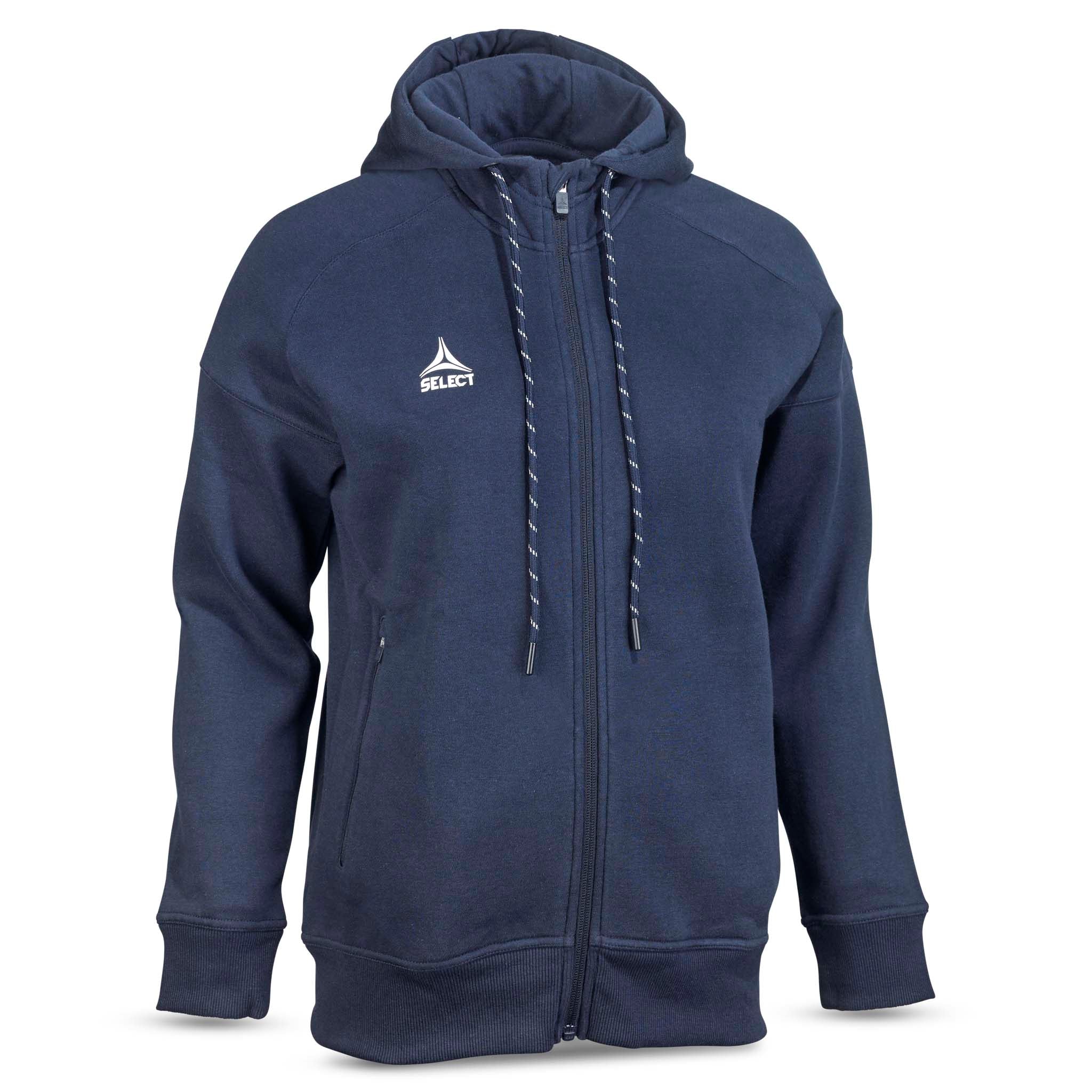 Oxford zip hoodie - woman #colour_navy
