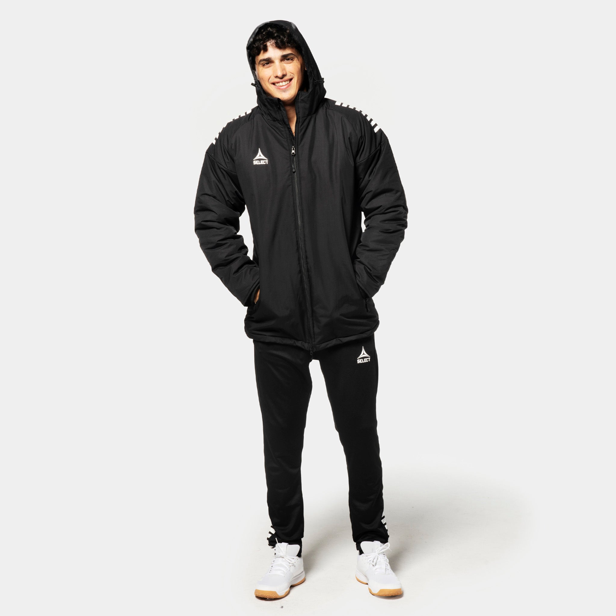 Spain Coach jacket #colour_black/white #colour_black/white