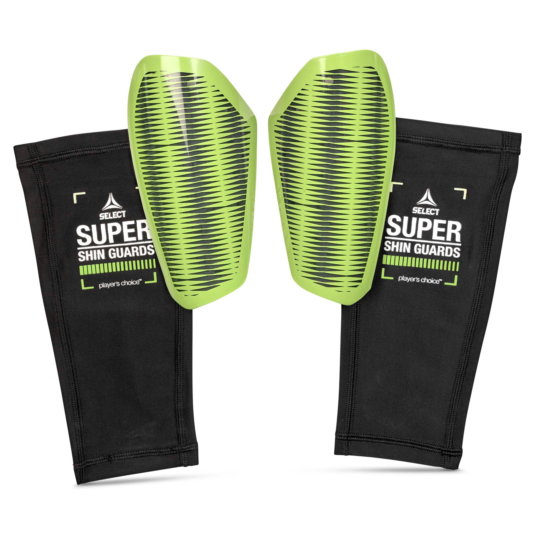 Shin Guard Super #colour_black/green