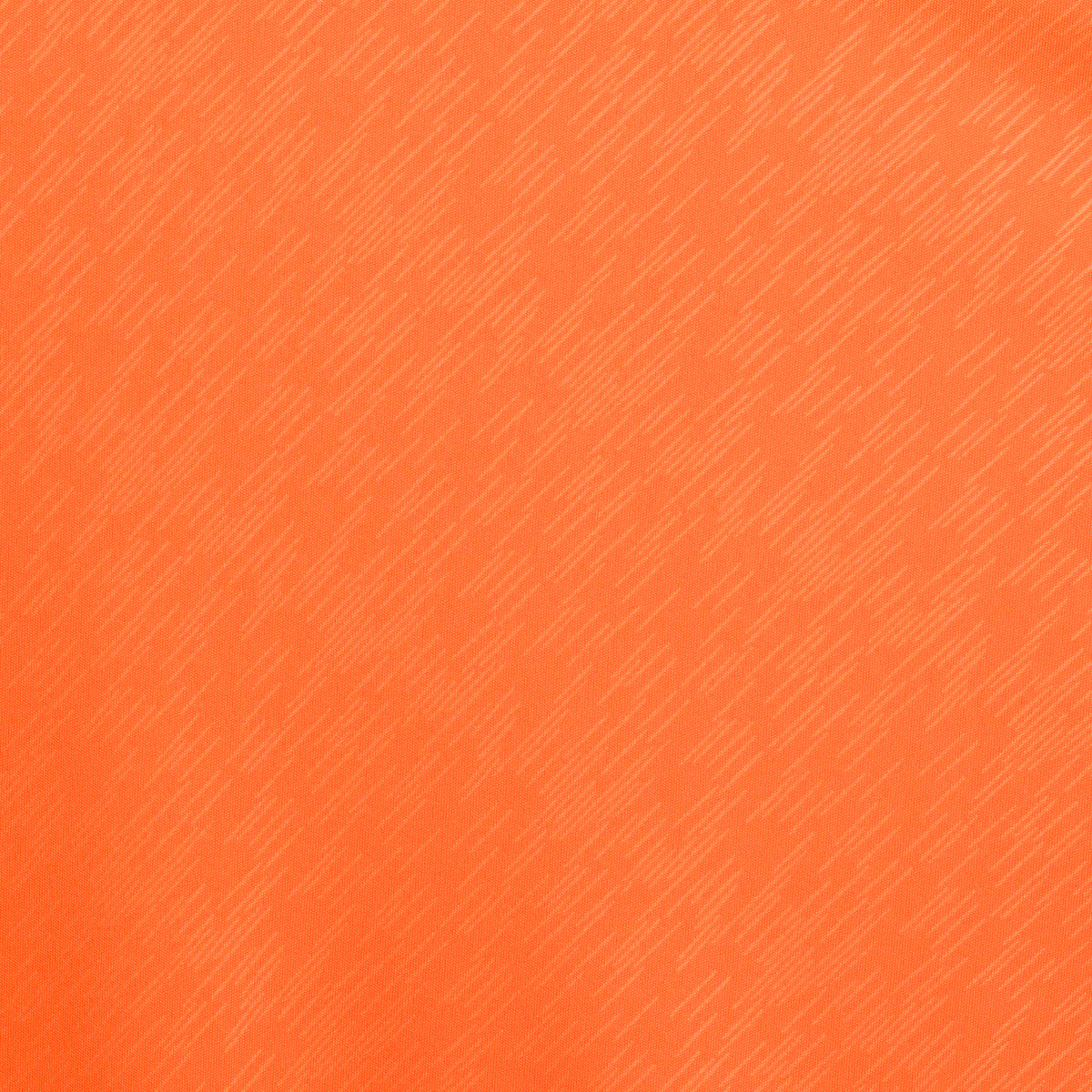 Nærbillede af orange Player shirt S/S Pisa X, Match & Training wear, viser struktureret fodboldtrøjestof.