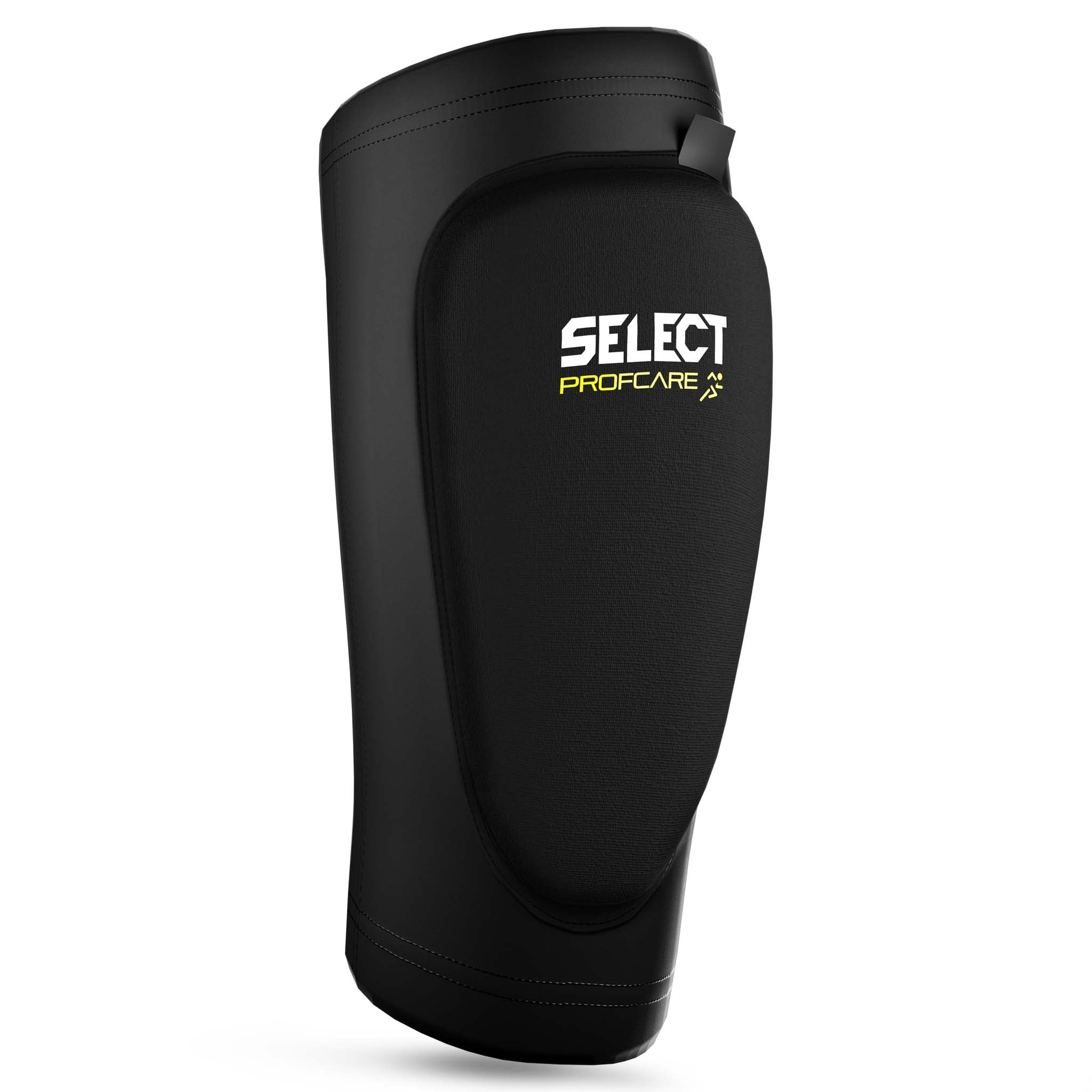 Black Compression elbow support youth 6651, sports support, front view with Select Profcare logo.