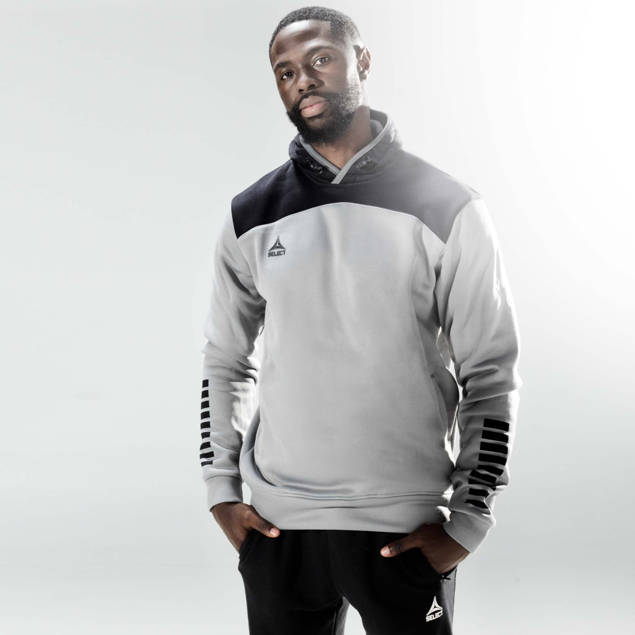 Hoodie - Oxford #colour_grey/black