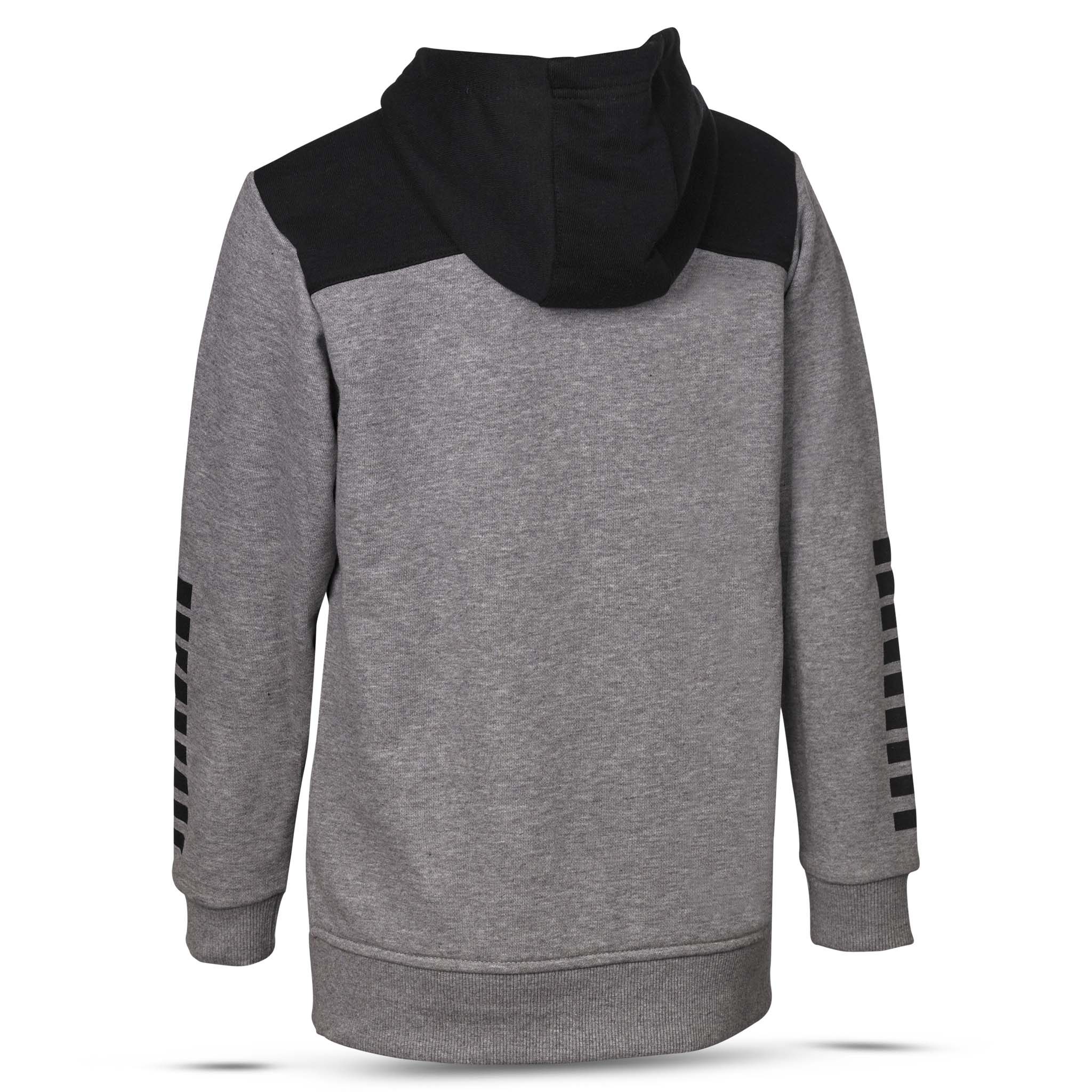Oxford Zip hoodie - Kids #colour_grey/black