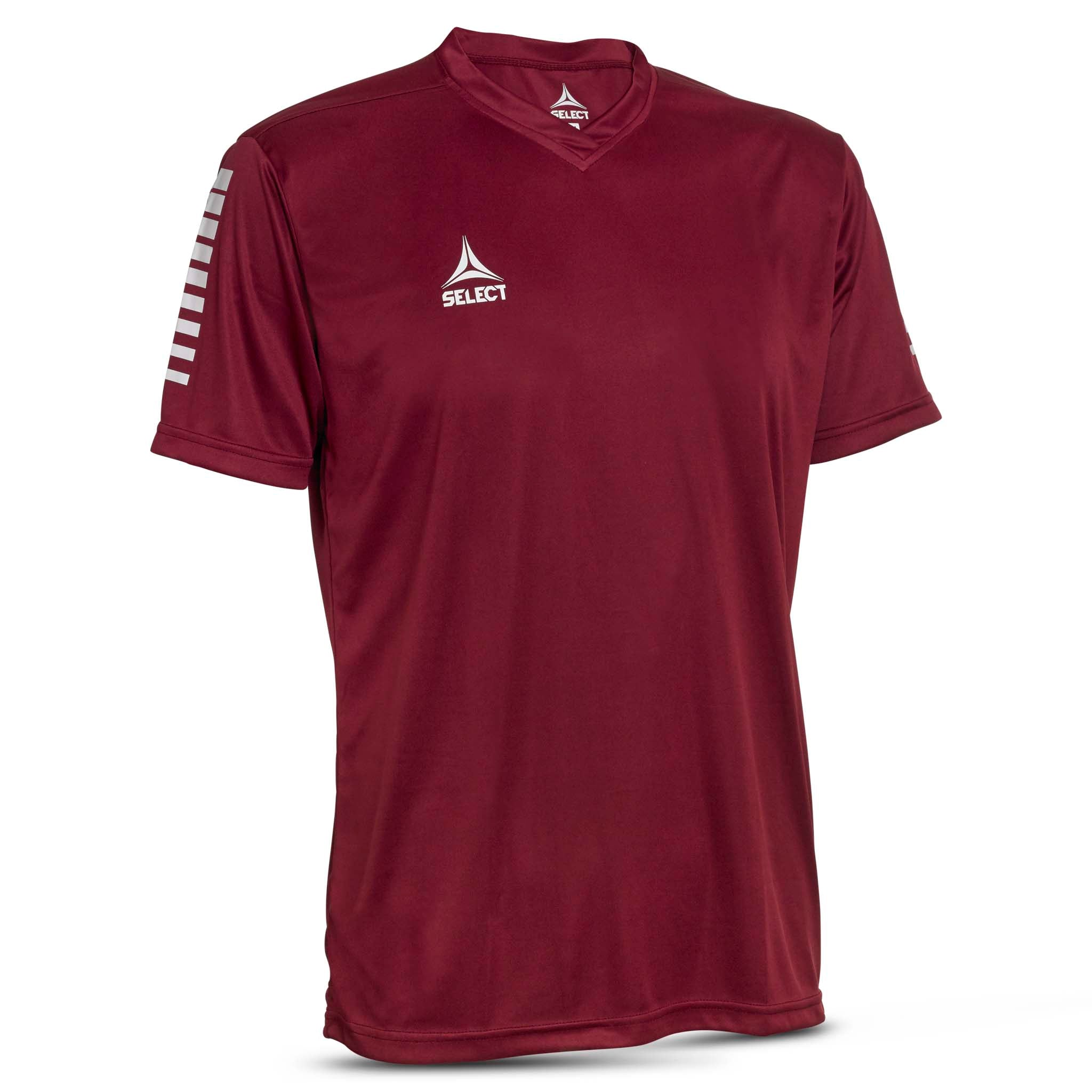 Pisa Short Sleeve player shirt #colour_bordeaux