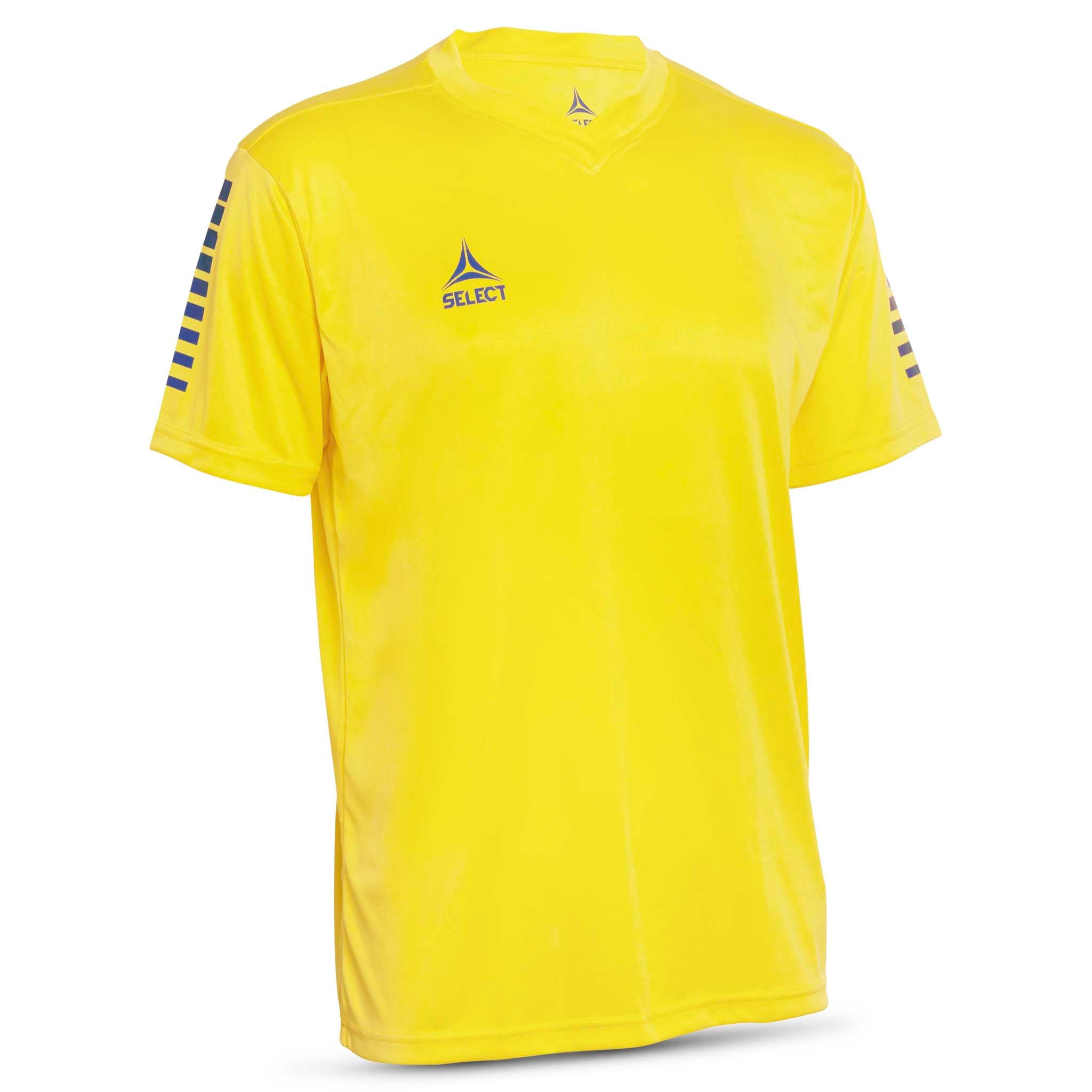 Pisa Short Sleeve player shirt #colour_yellow/blue