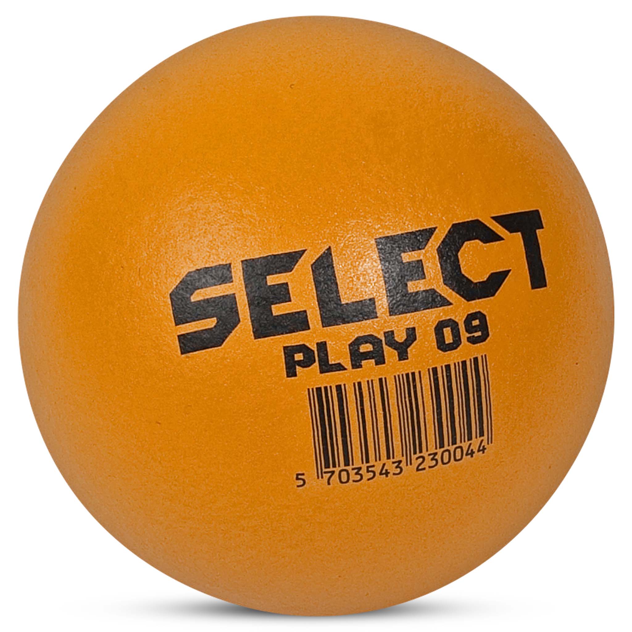 Orange Foam ball w/skin Play, Other balls, front page with black Select branding.