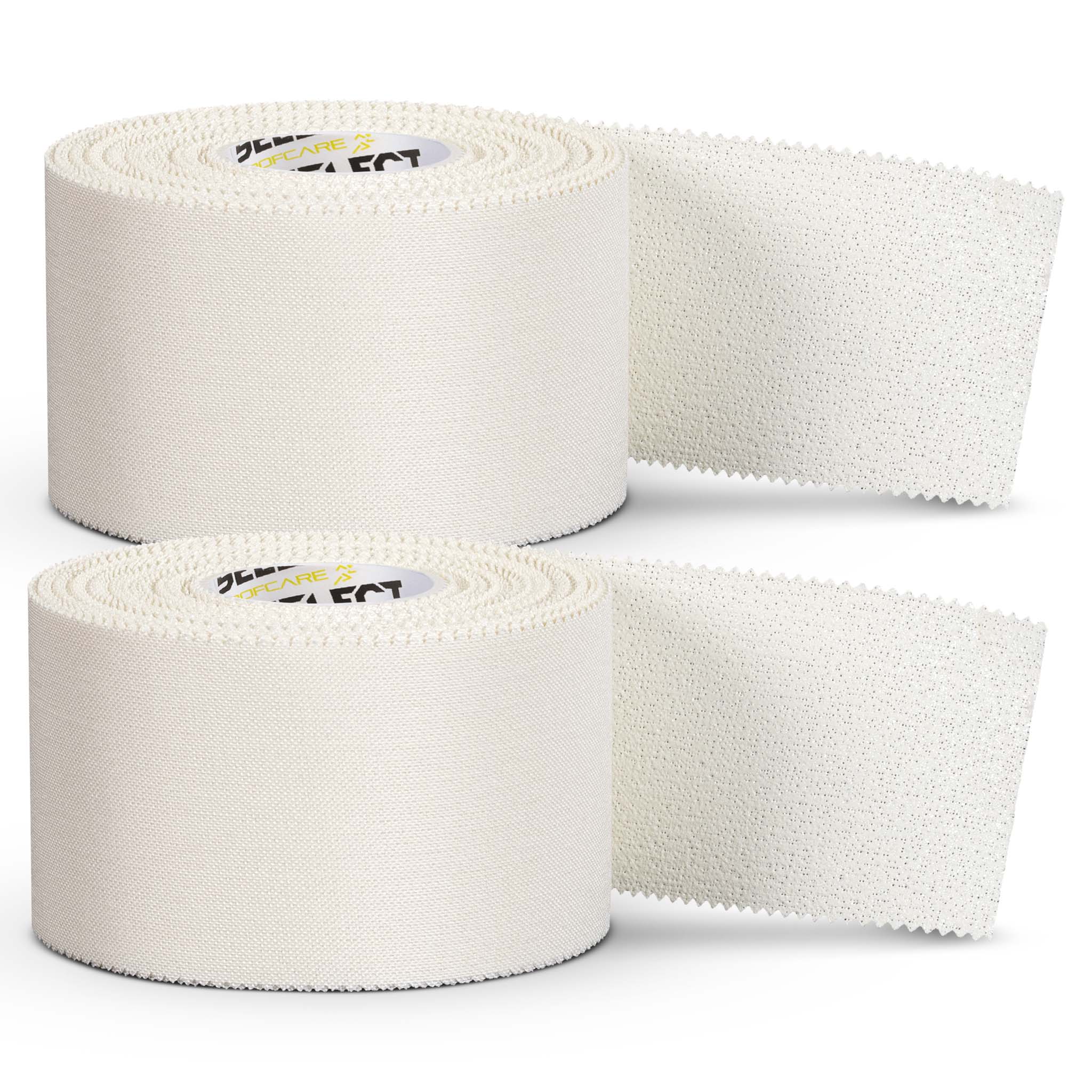 Pro Strap sportstape 2-pack, white sports care tape rolls, front page view