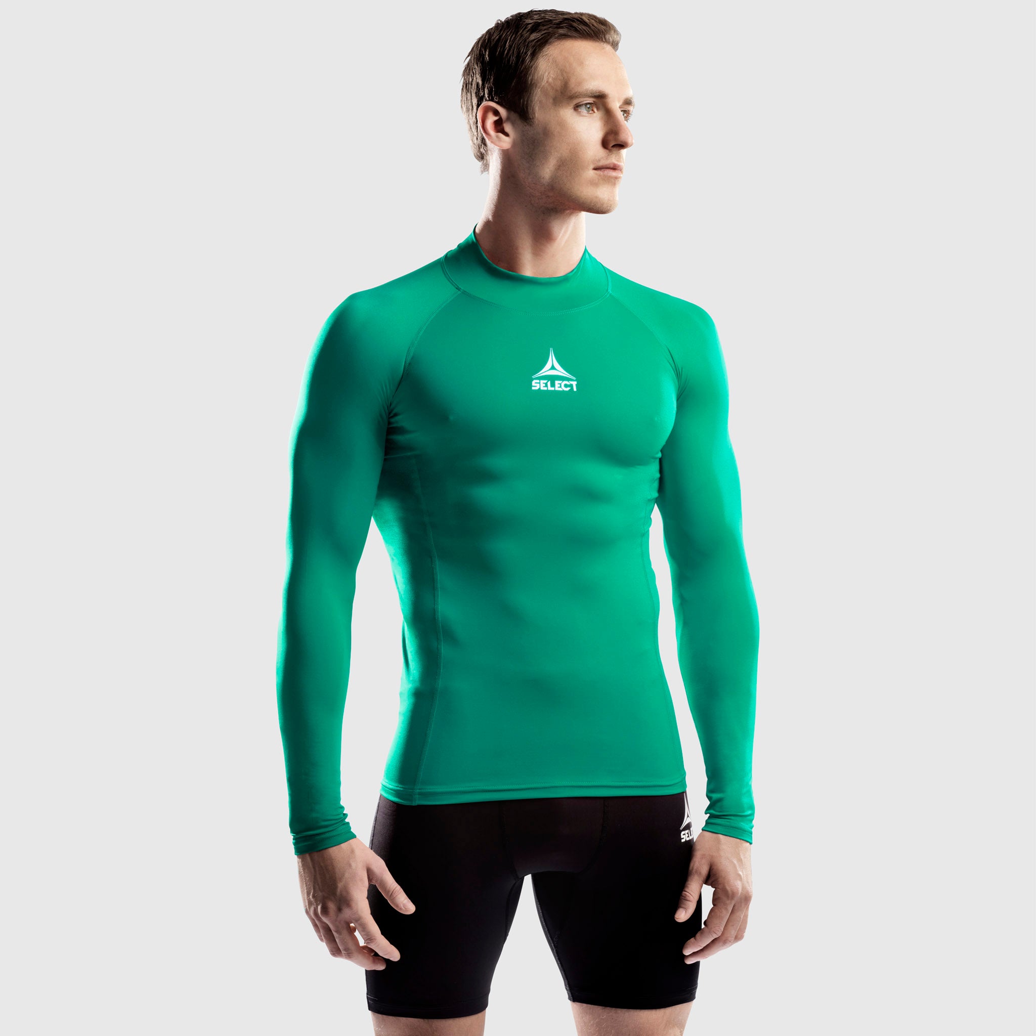 Baselayer long sleeve turtle neck #colour_green #colour_green