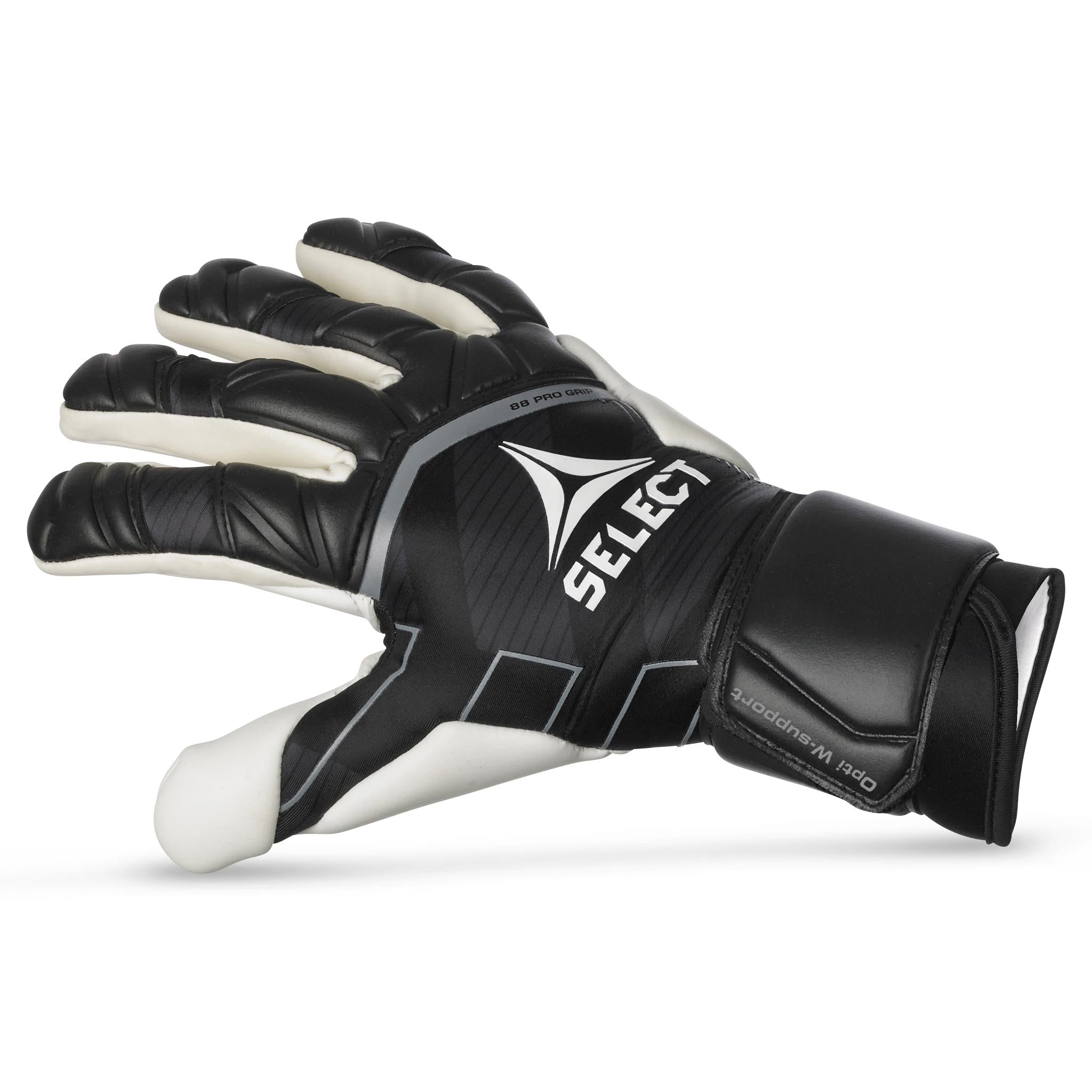 Goalkeeper gloves - 88 Pro Grip #colour_black/white