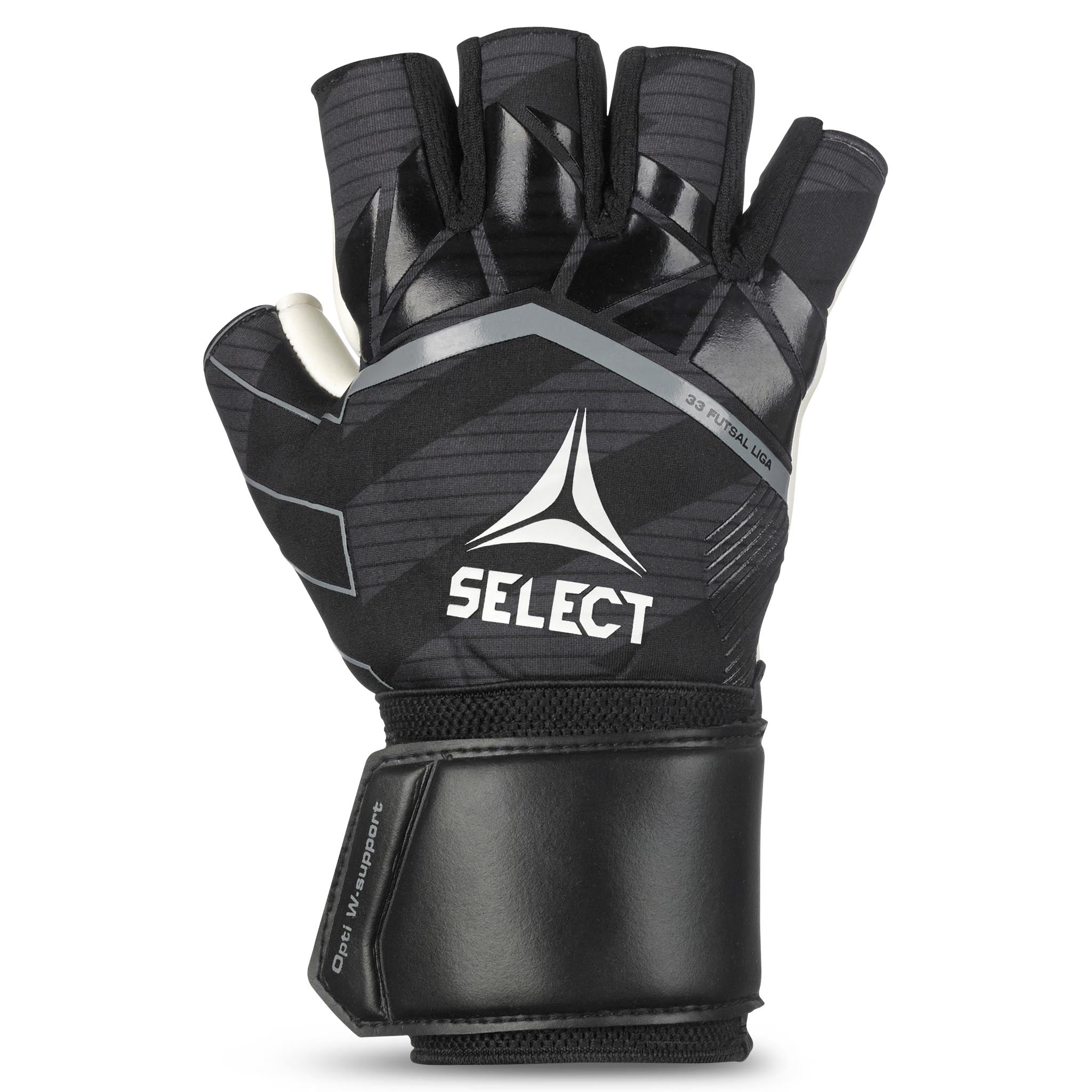 Goalkeeper gloves - Futsal Liga #colour_black/white