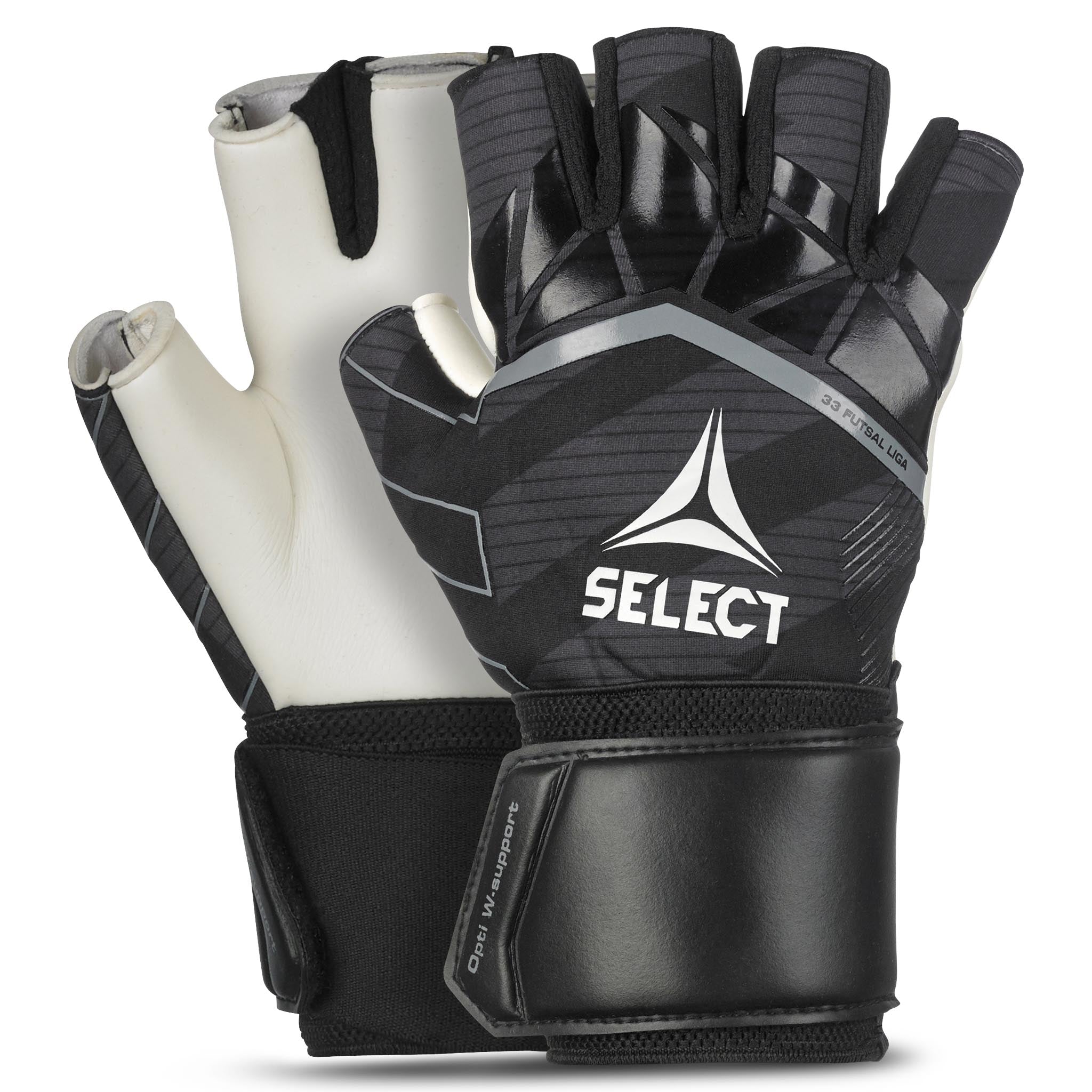 Goalkeeper gloves - Futsal Liga #colour_black/white