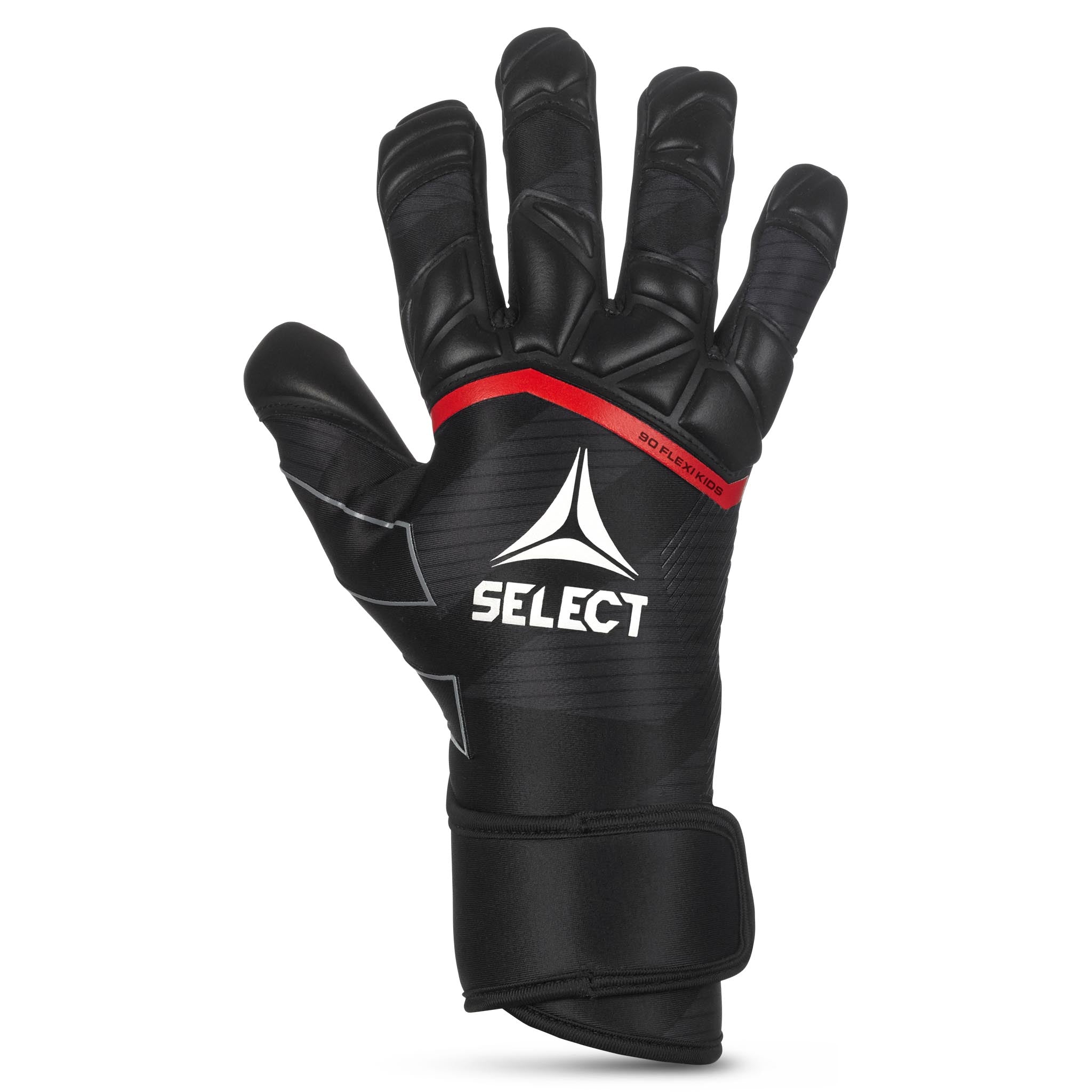 Goalkeeper gloves - 90 Flexi Kids #colour_black/red