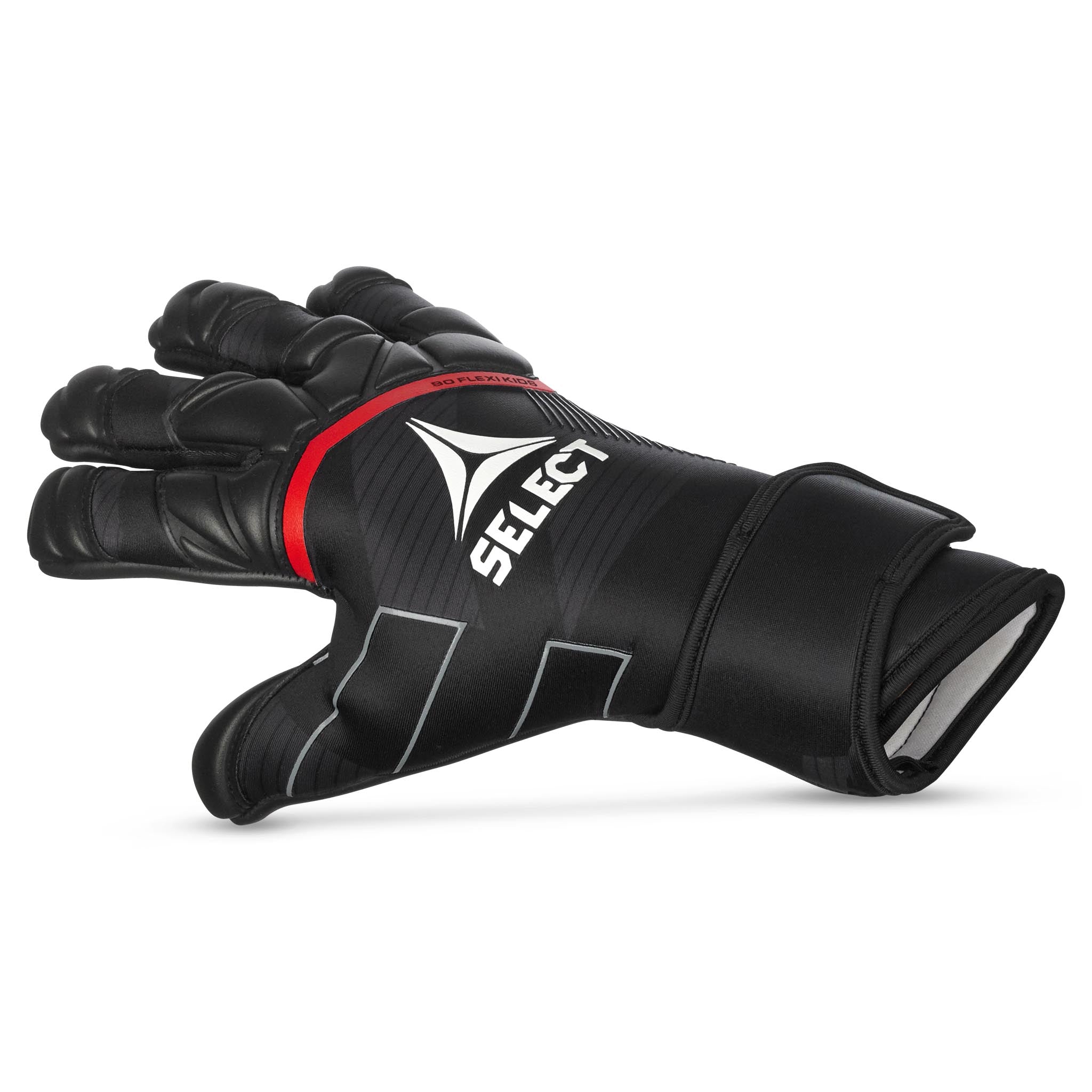 Goalkeeper gloves - 90 Flexi Kids #colour_black/red