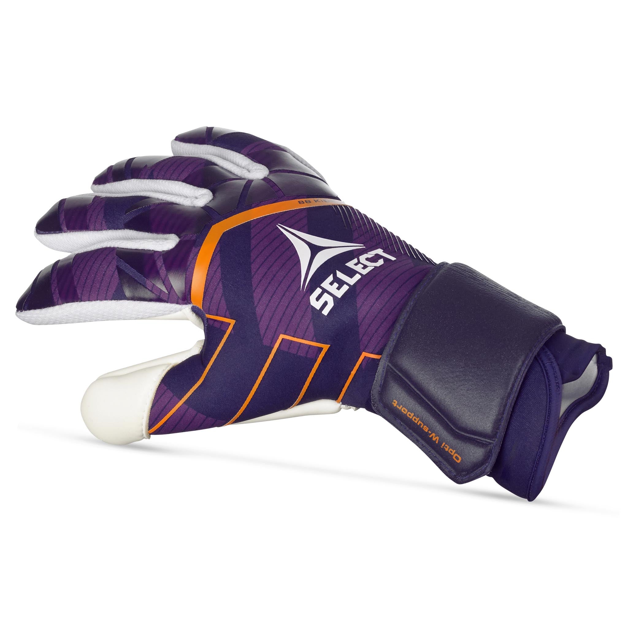 Goalkeeper gloves - 88 Kids #colour_purple/white